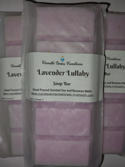 Lavender Lullaby Wax Melt Snap Bar