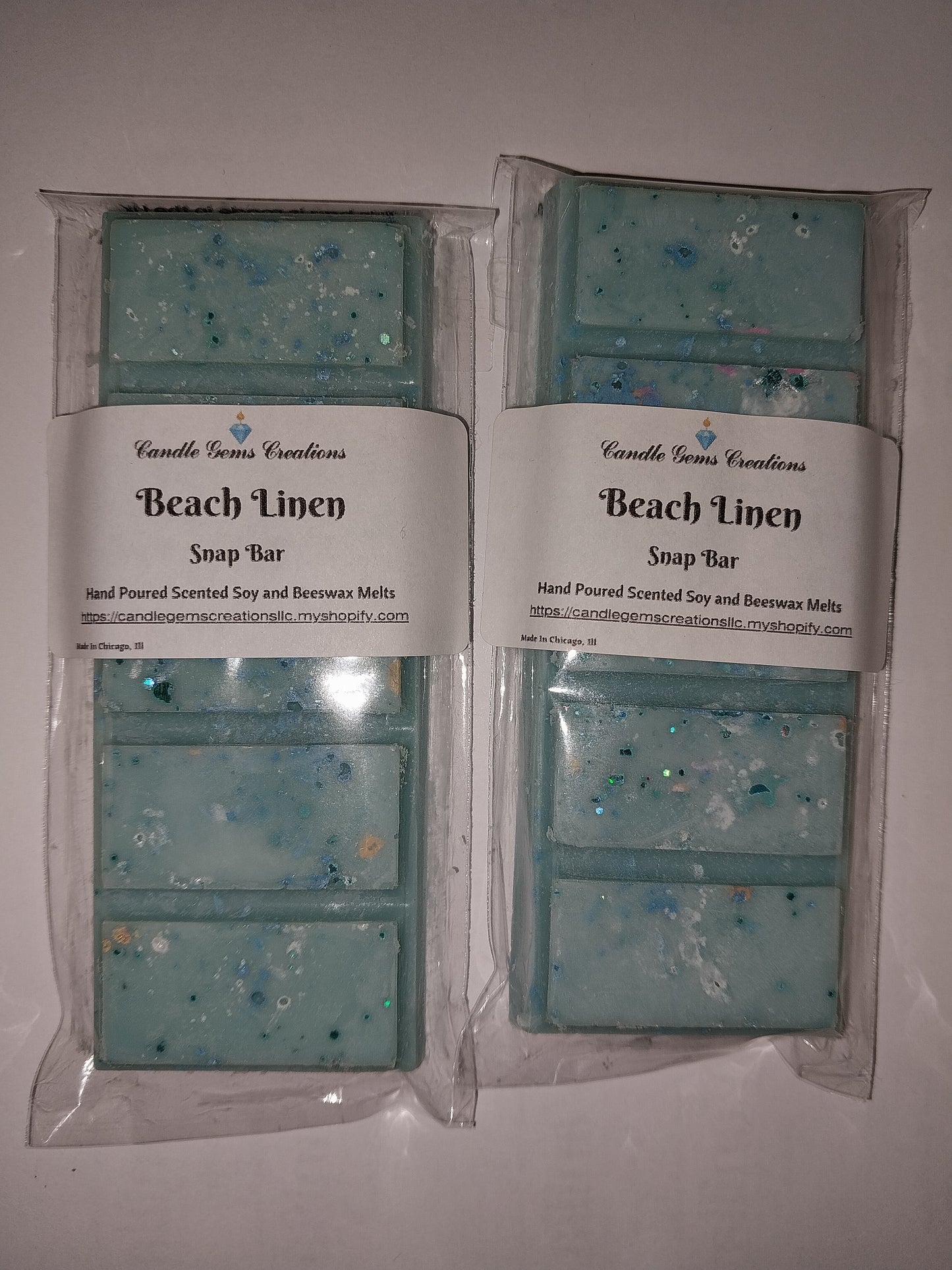 Beach Linen Wax Melt Snap Bar