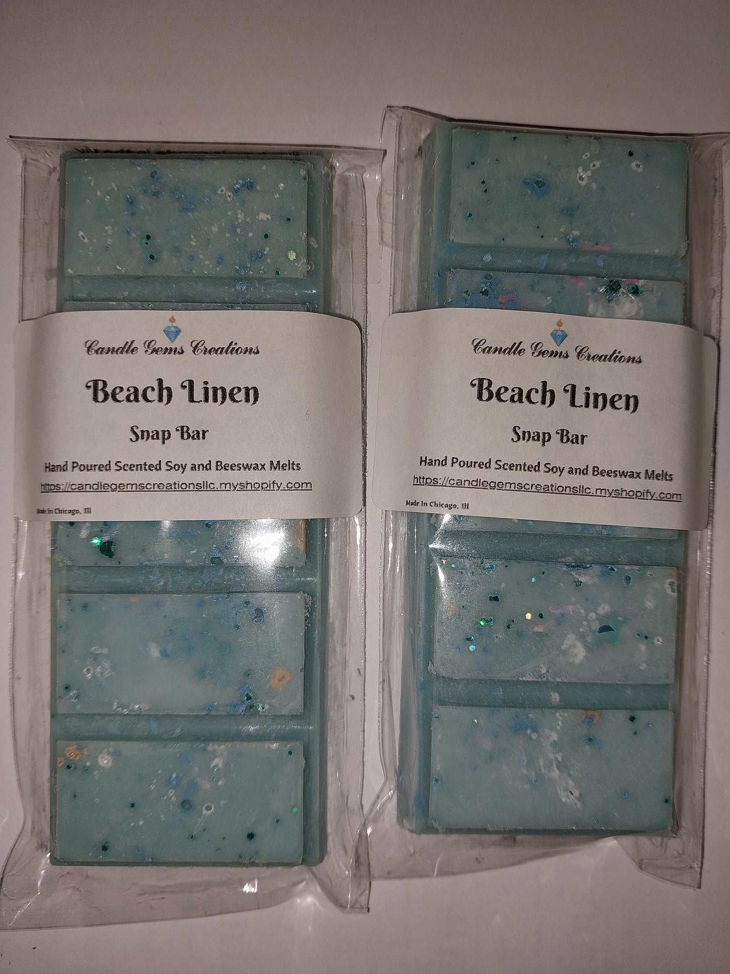 Beach Linen Wax Melt Snap Bar