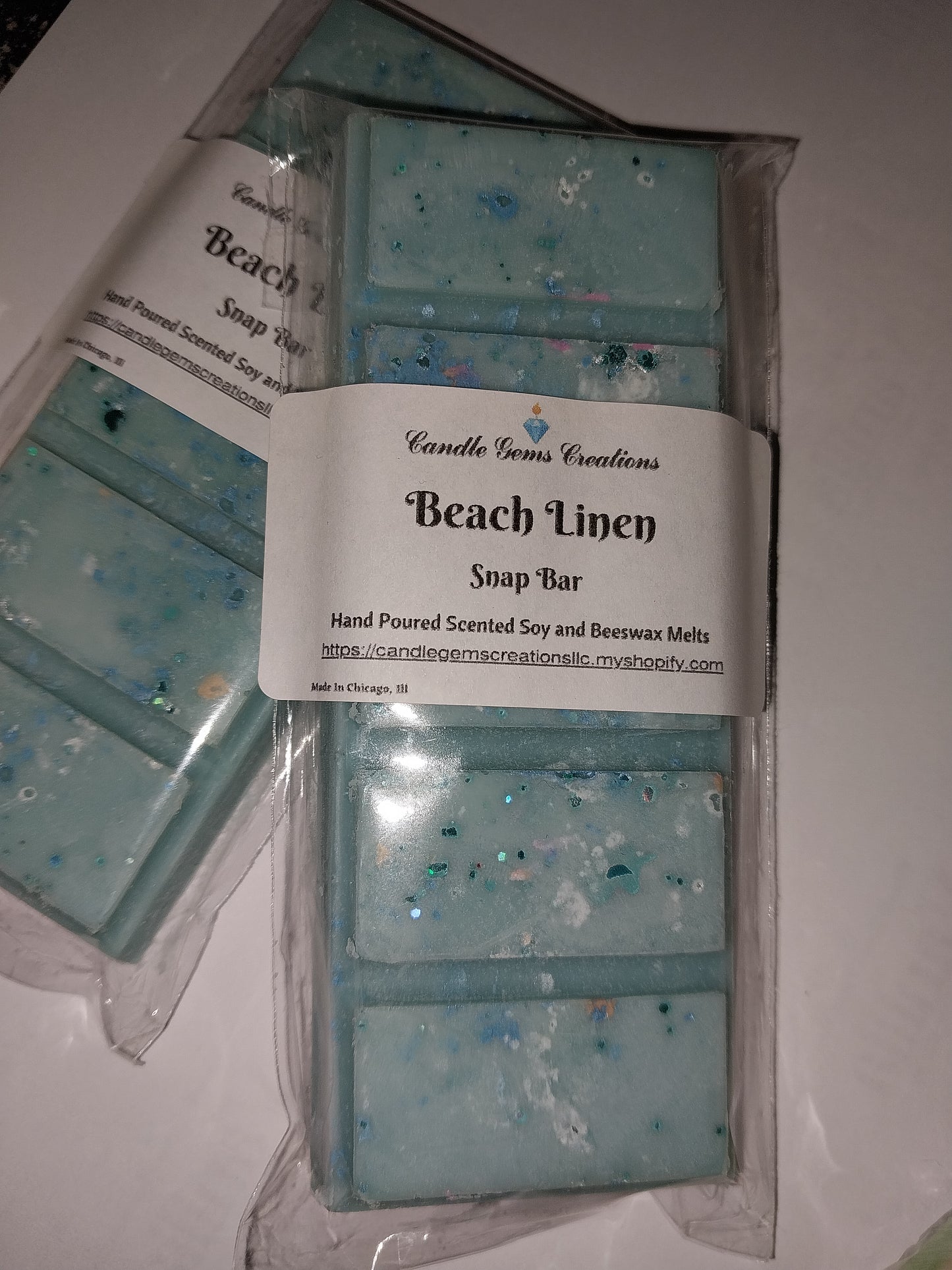 Beach Linen Wax Melt Snap Bar