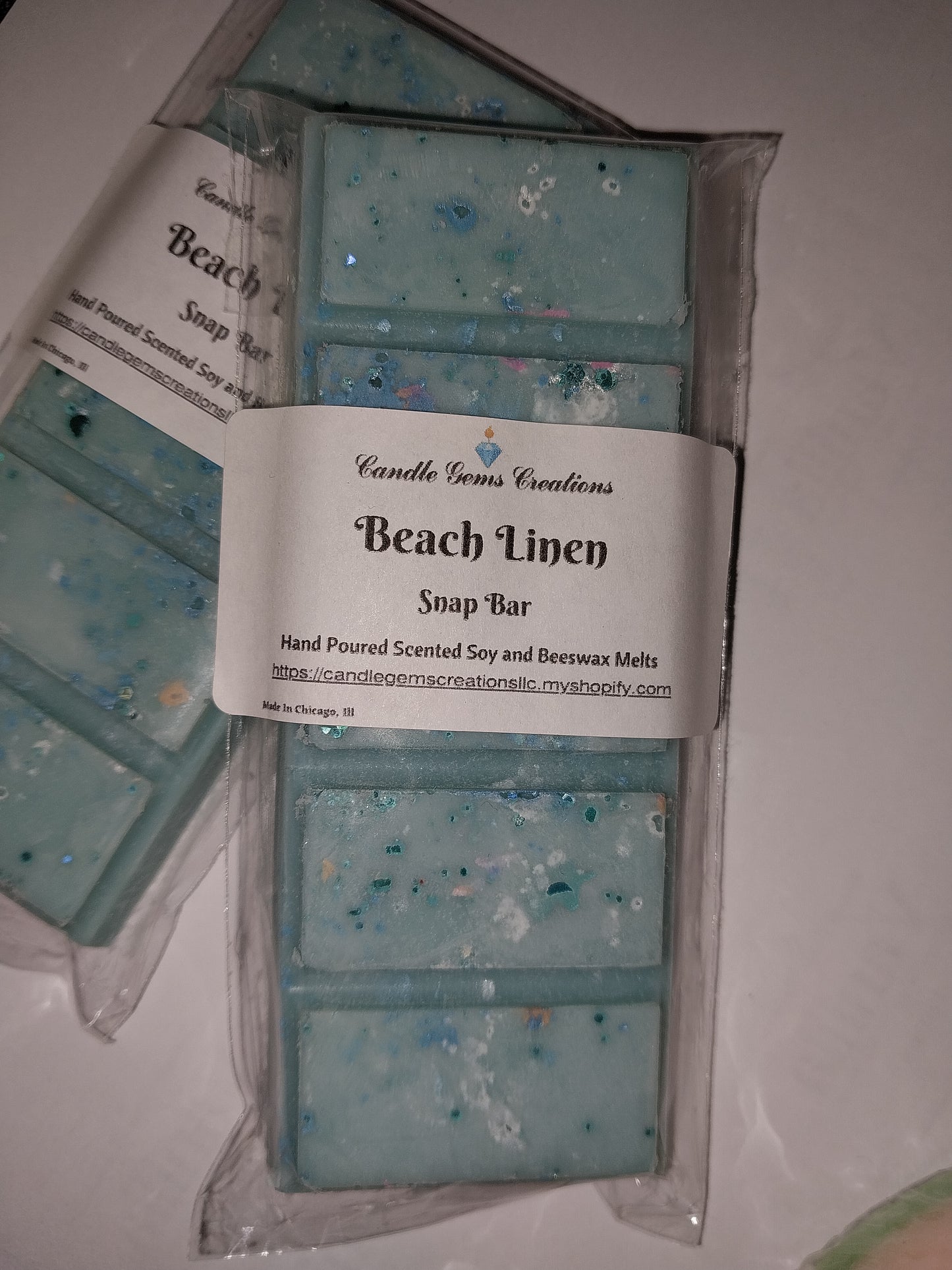 Beach Linen Wax Melt Snap Bar