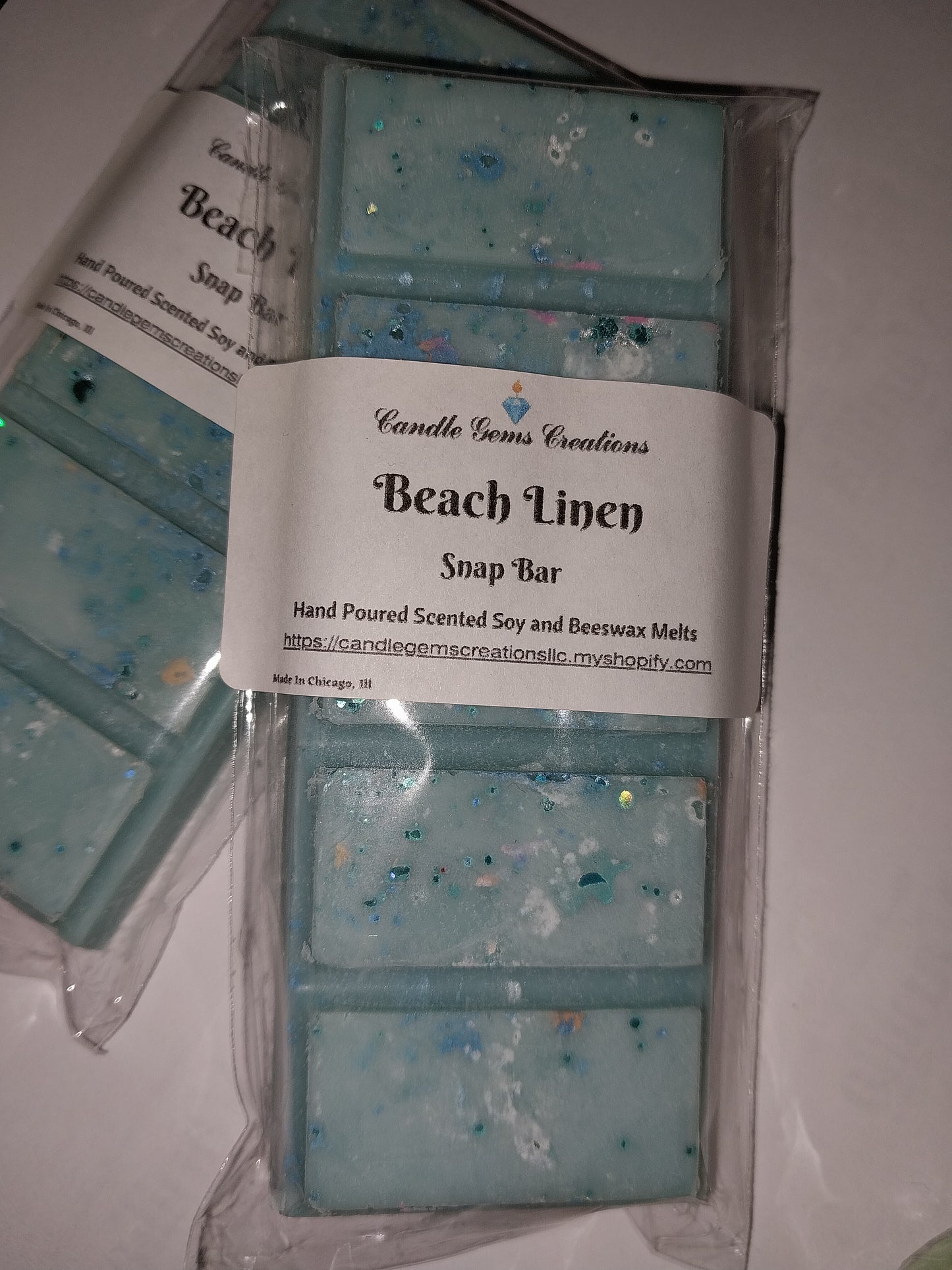 Beach Linen Wax Melt Snap Bar