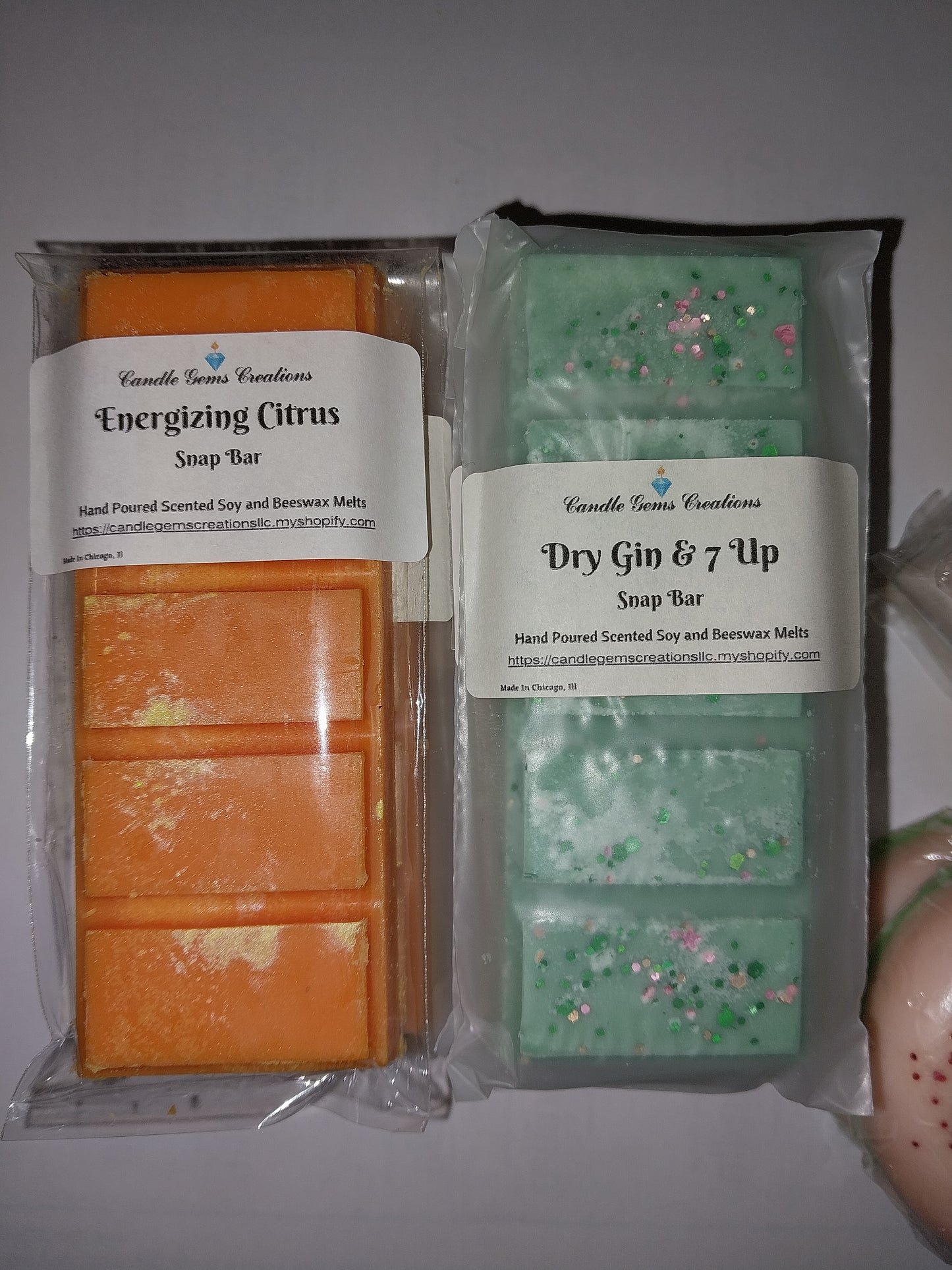 Energizing Citrus Wax melt snap bar