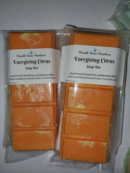 Energizing Citrus Wax melt snap bar