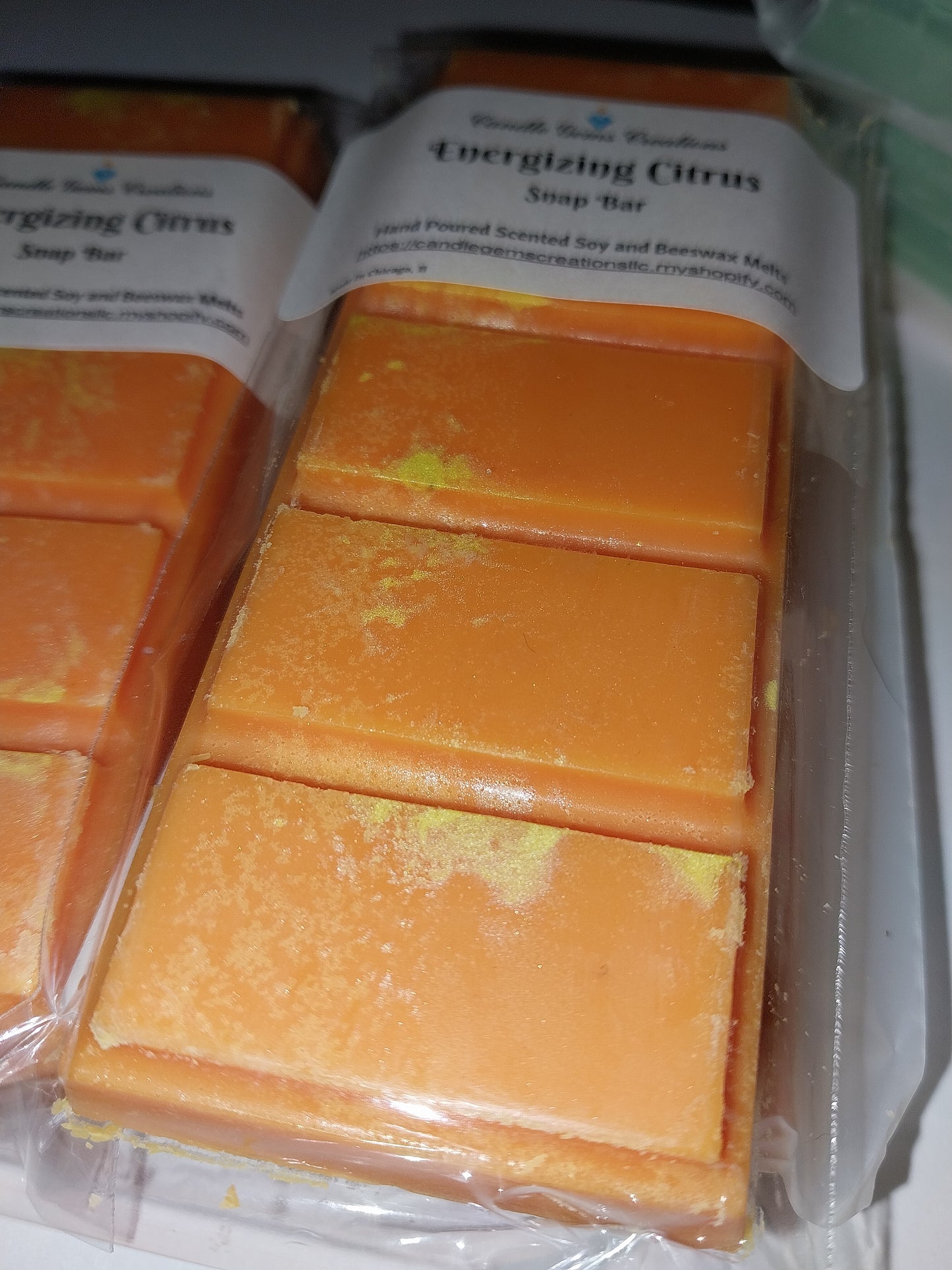 Energizing Citrus Wax melt snap bar