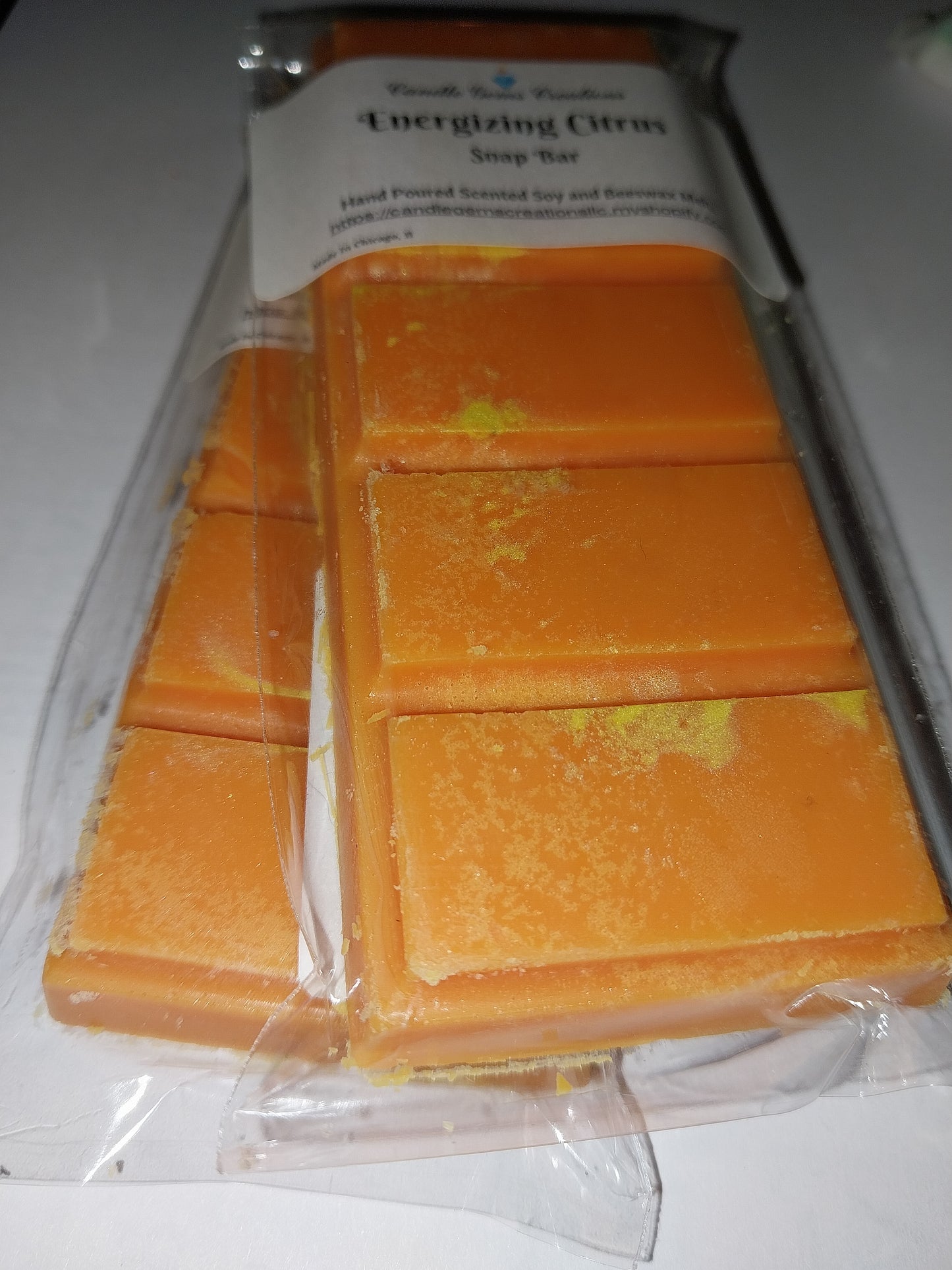 Energizing Citrus Wax melt snap bar