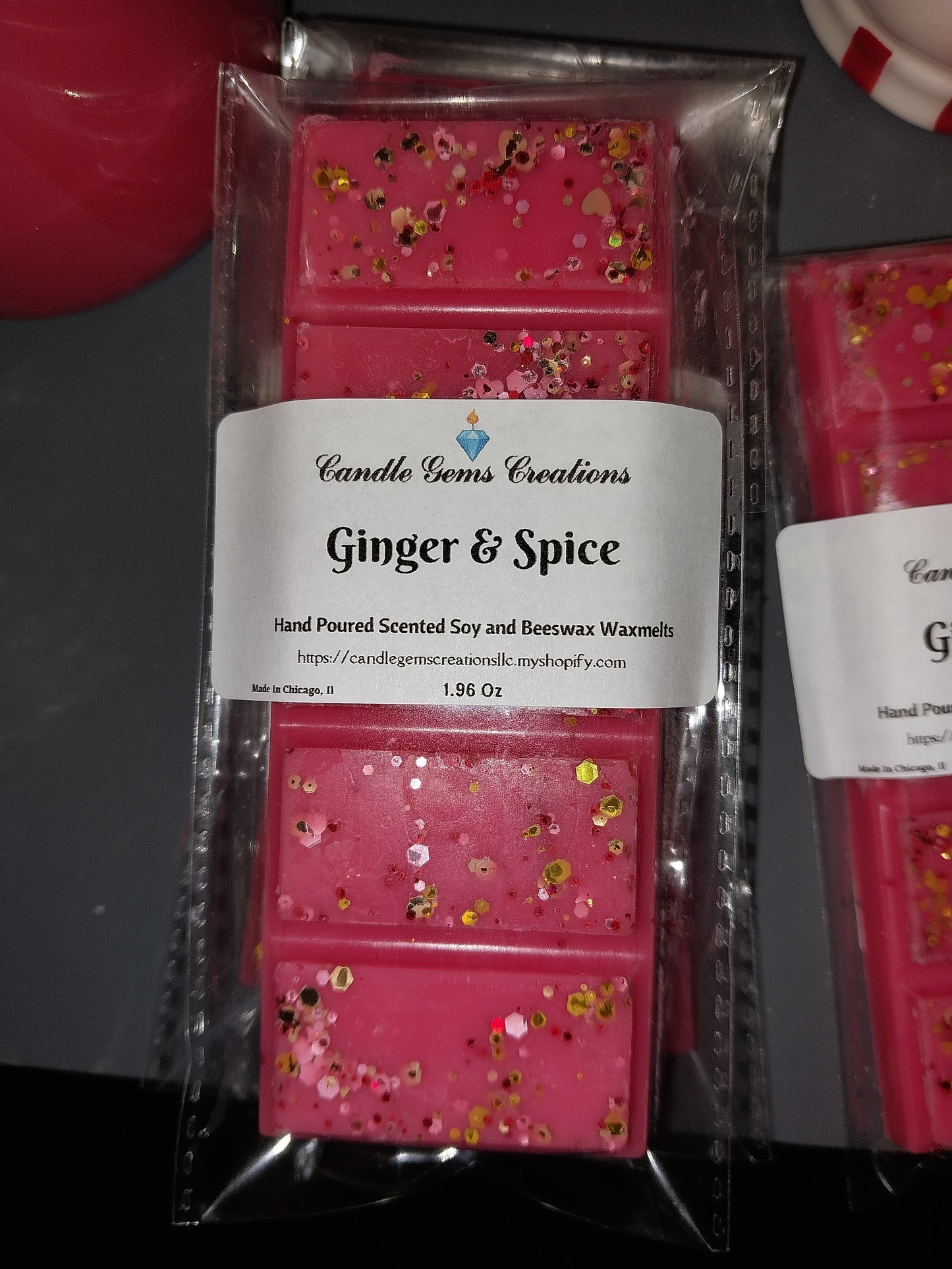 Ginger and Spice Wax melt snap bar