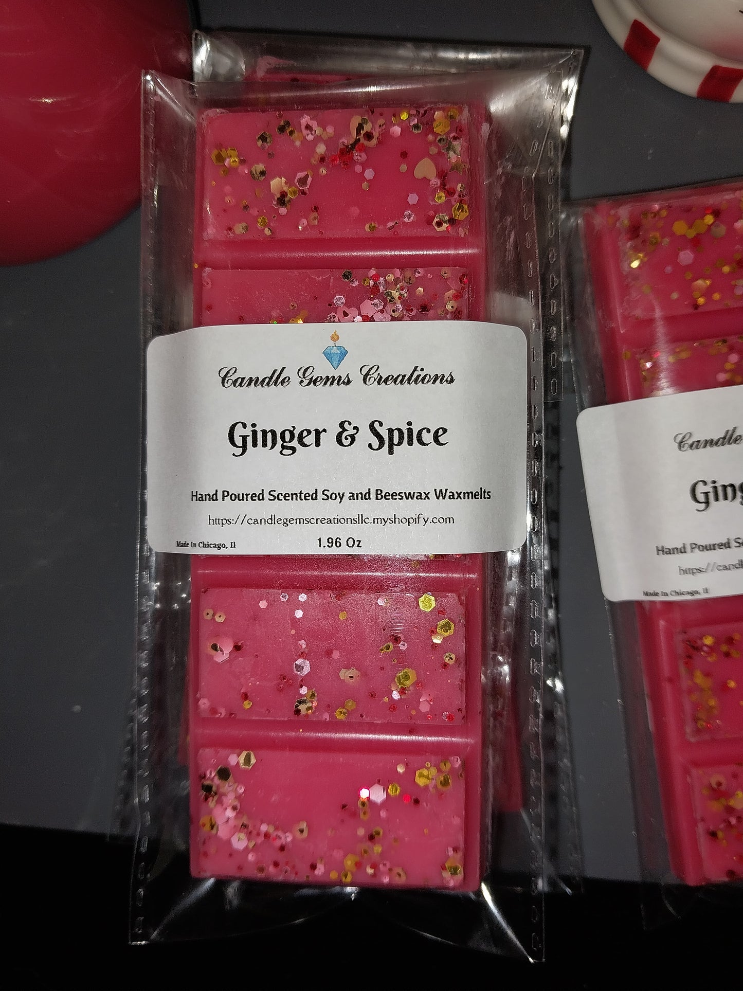 Ginger and Spice Wax melt snap bar