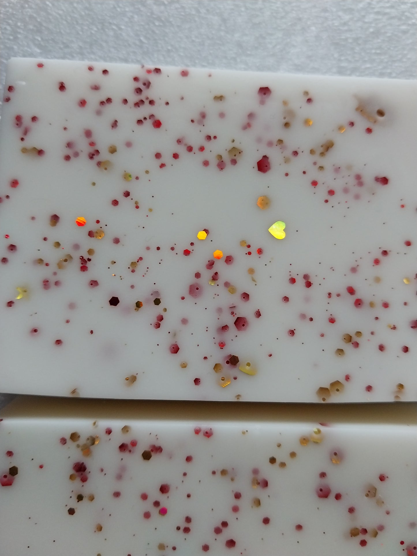 Glitter Goats Milk Soap Bars Hand Crafted Frankincense Essential oil