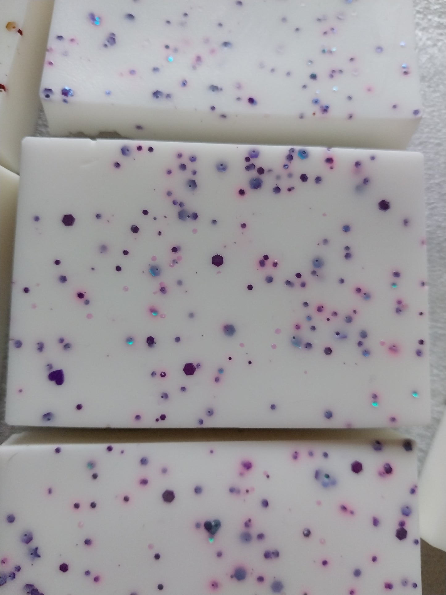 Copy of Glitter Goats Milk Soap Bars Hand Crafted Lavender Essential oil