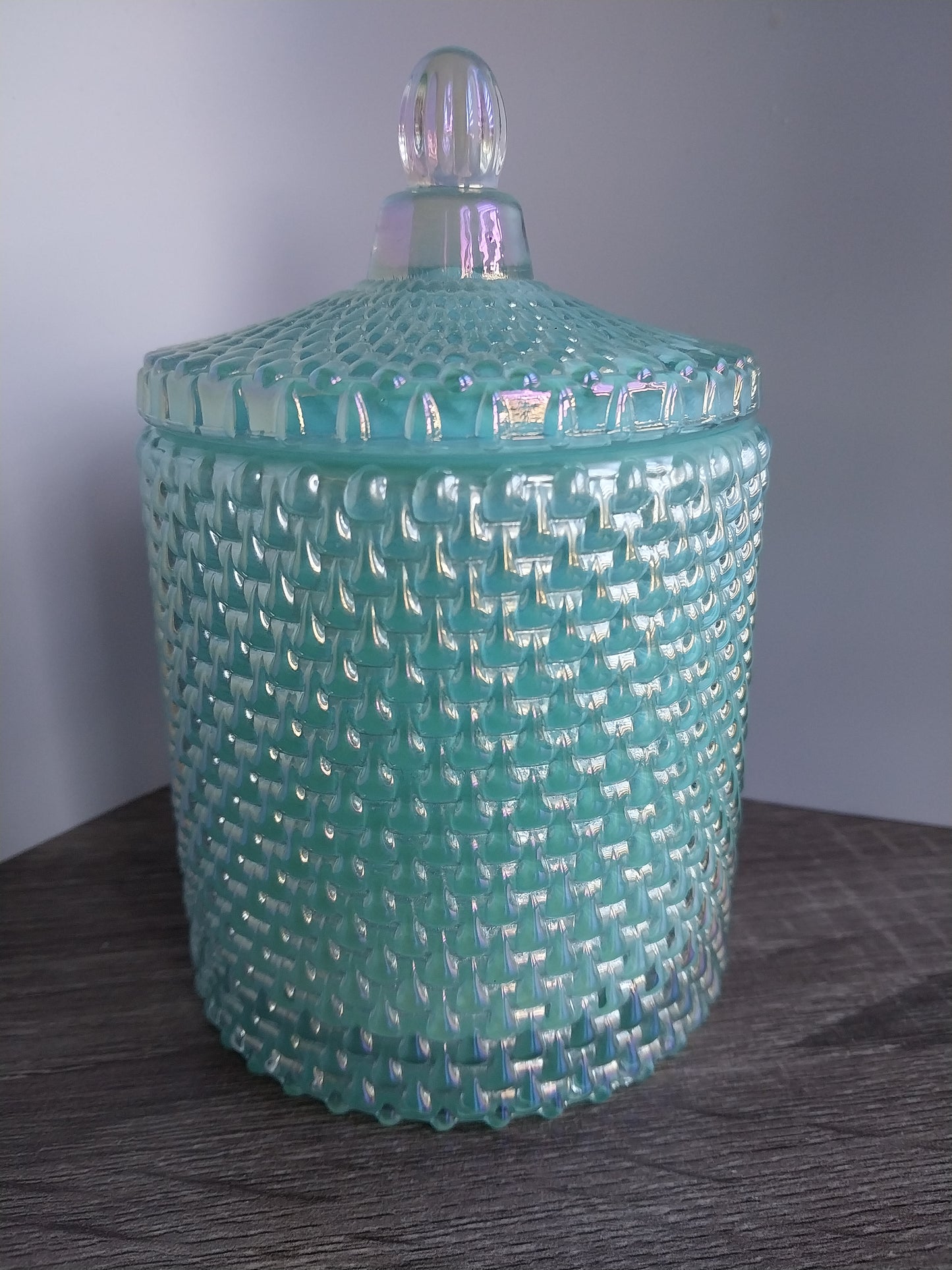 Sel De Mer Luxury Turquoise Vessel with Large Healing Natural Crystals