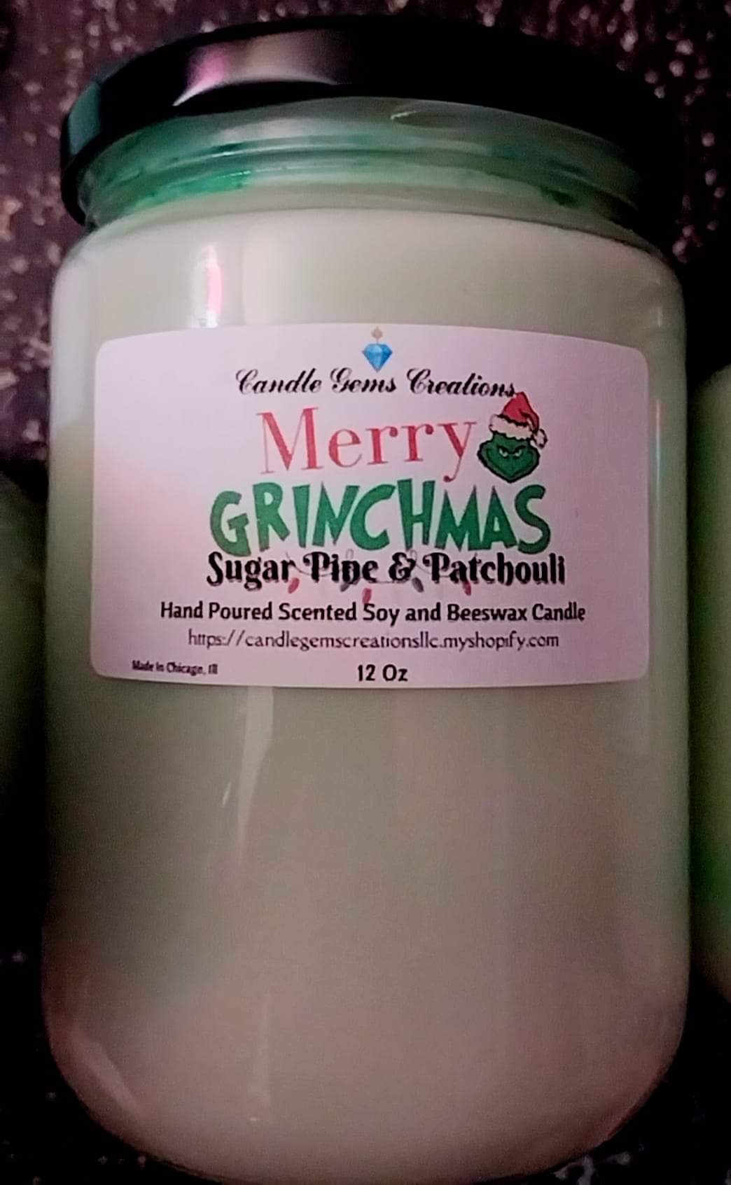 Limited Edition Merry Grinchmas Candle Hand Poured