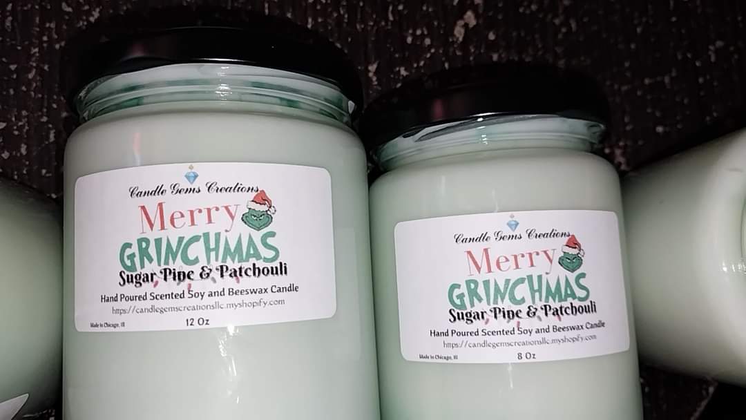 Limited Edition Merry Grinchmas Candle Hand Poured