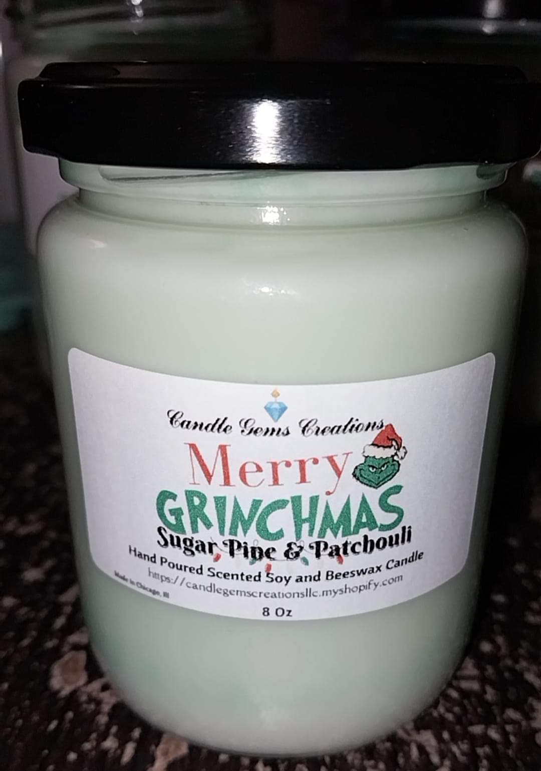 Limited Edition Merry Grinchmas Candle Hand Poured