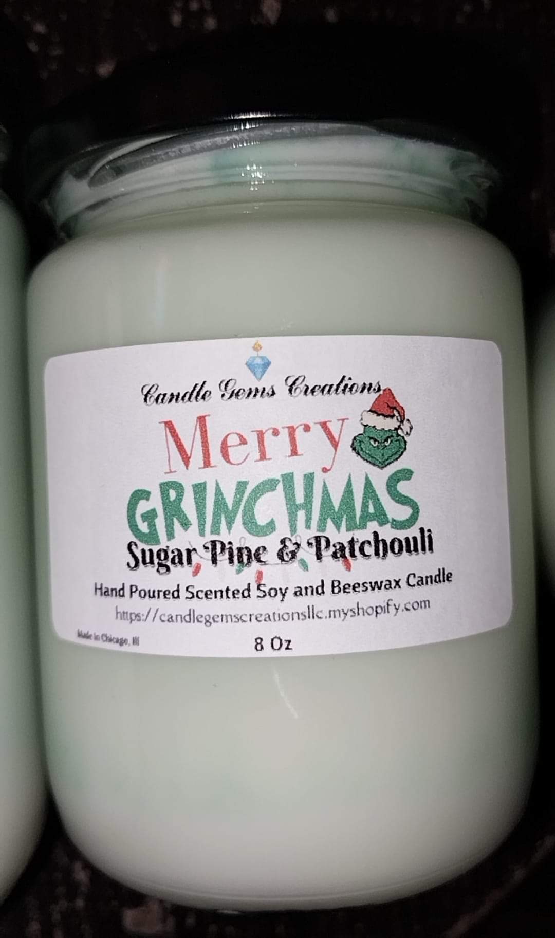 Limited Edition Merry Grinchmas Candle Hand Poured