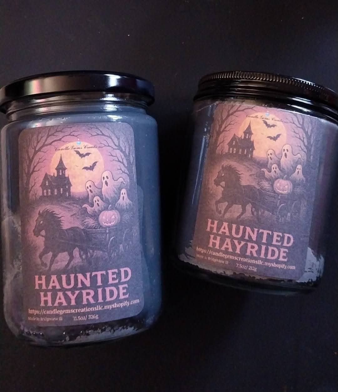 Haunted Hayride Hand Poured Candle limited Fall edition