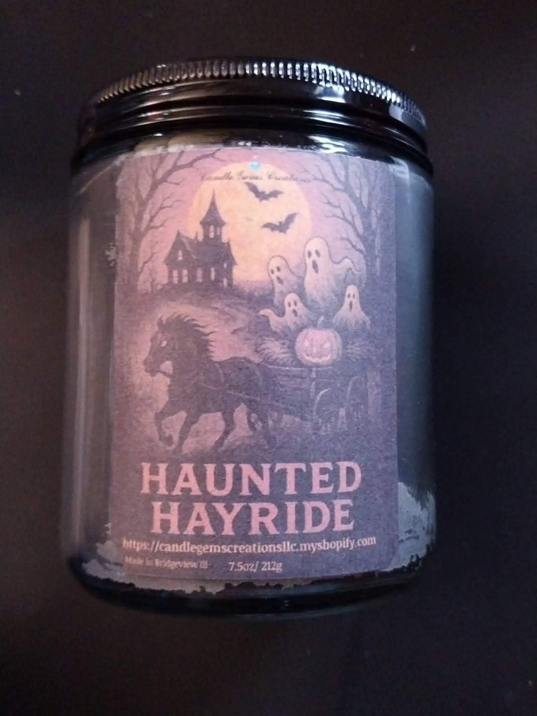 Haunted Hayride Hand Poured Candle limited Fall edition