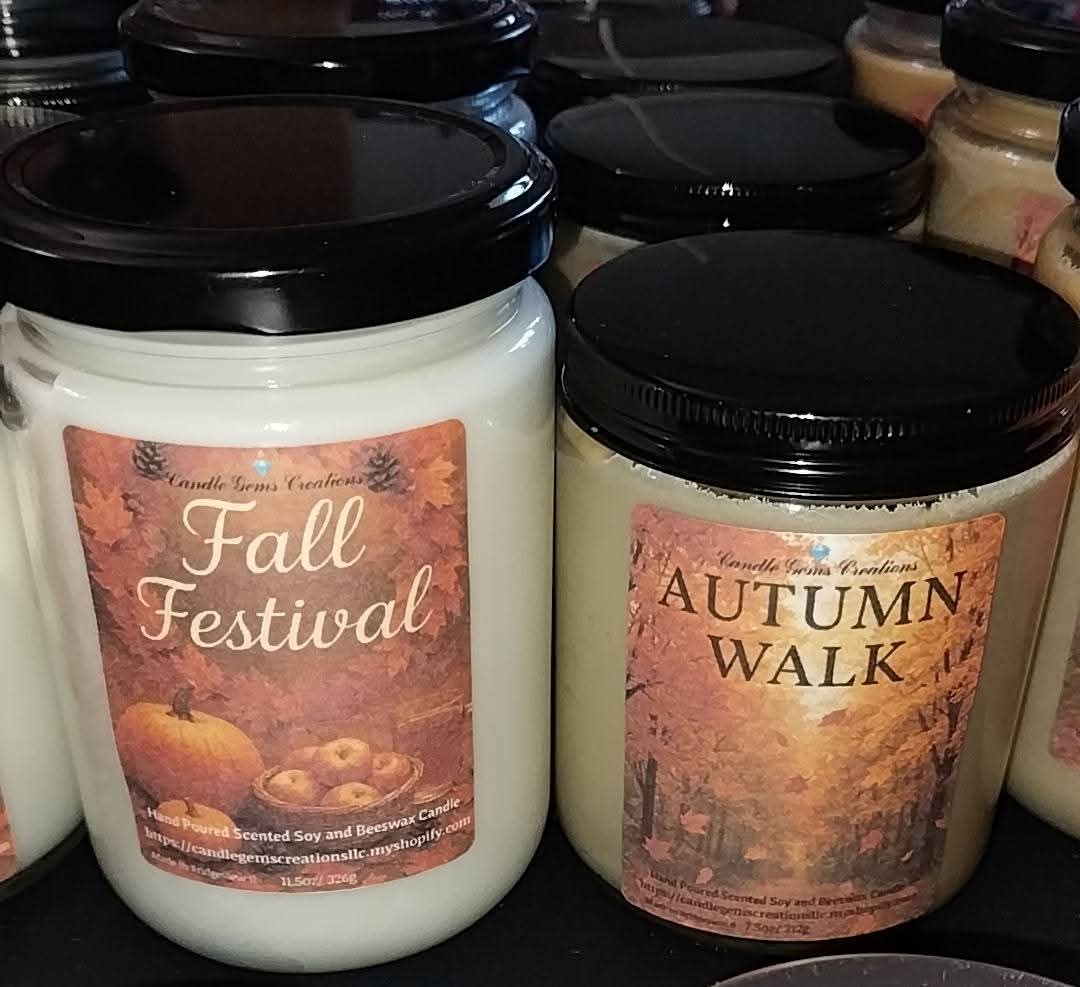 Autumn Walk Hand Poured Candle limited Fall edition