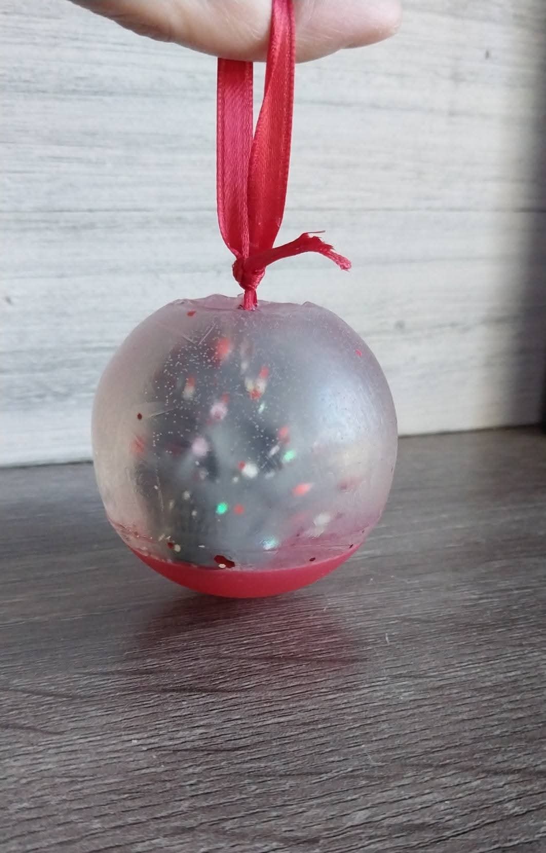 Skull Snow Globe Ornament Soap