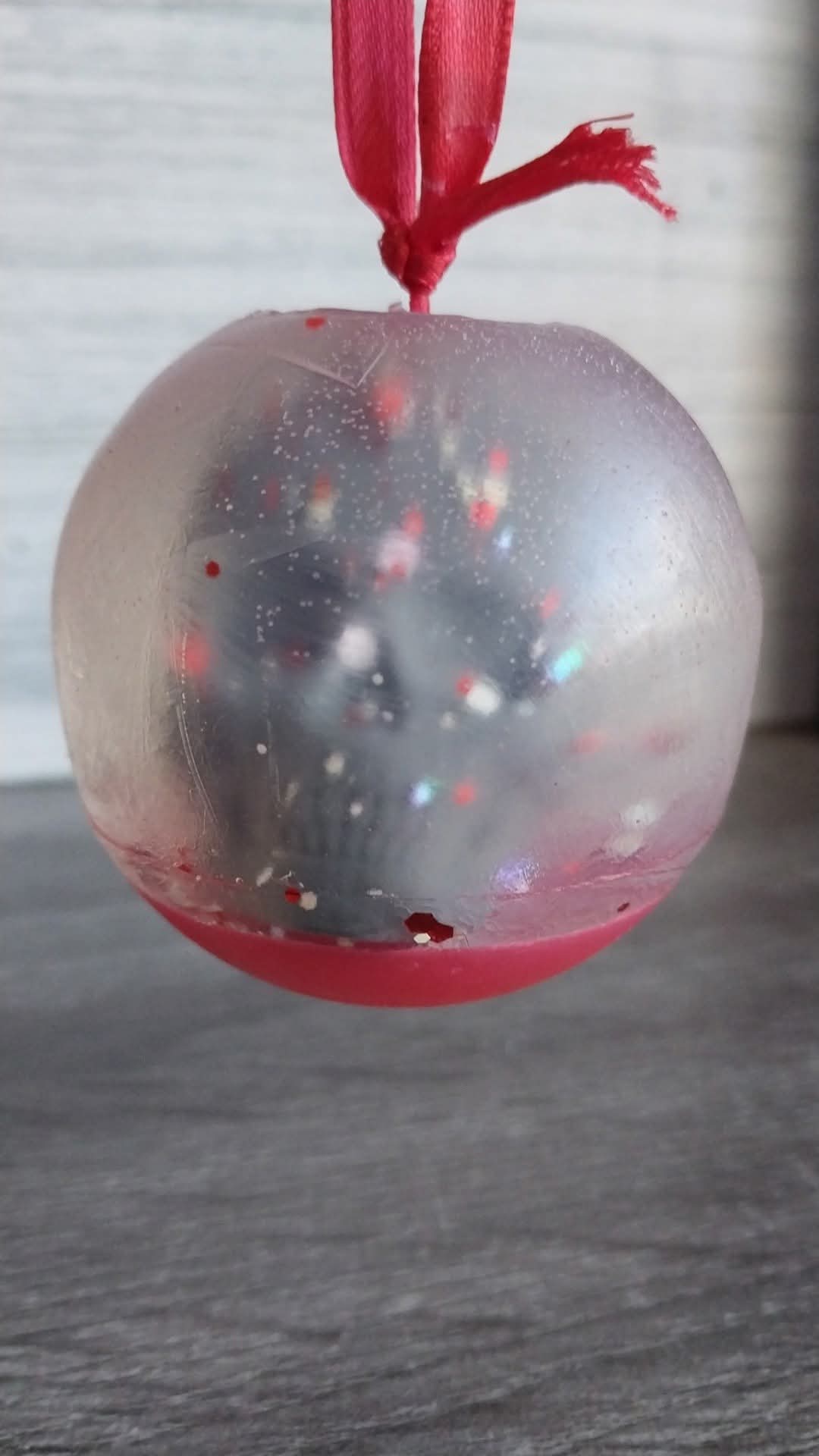 Skull Snow Globe Ornament Soap