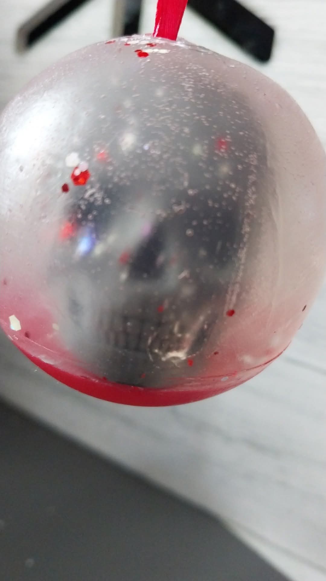 Skull Snow Globe Ornament Soap