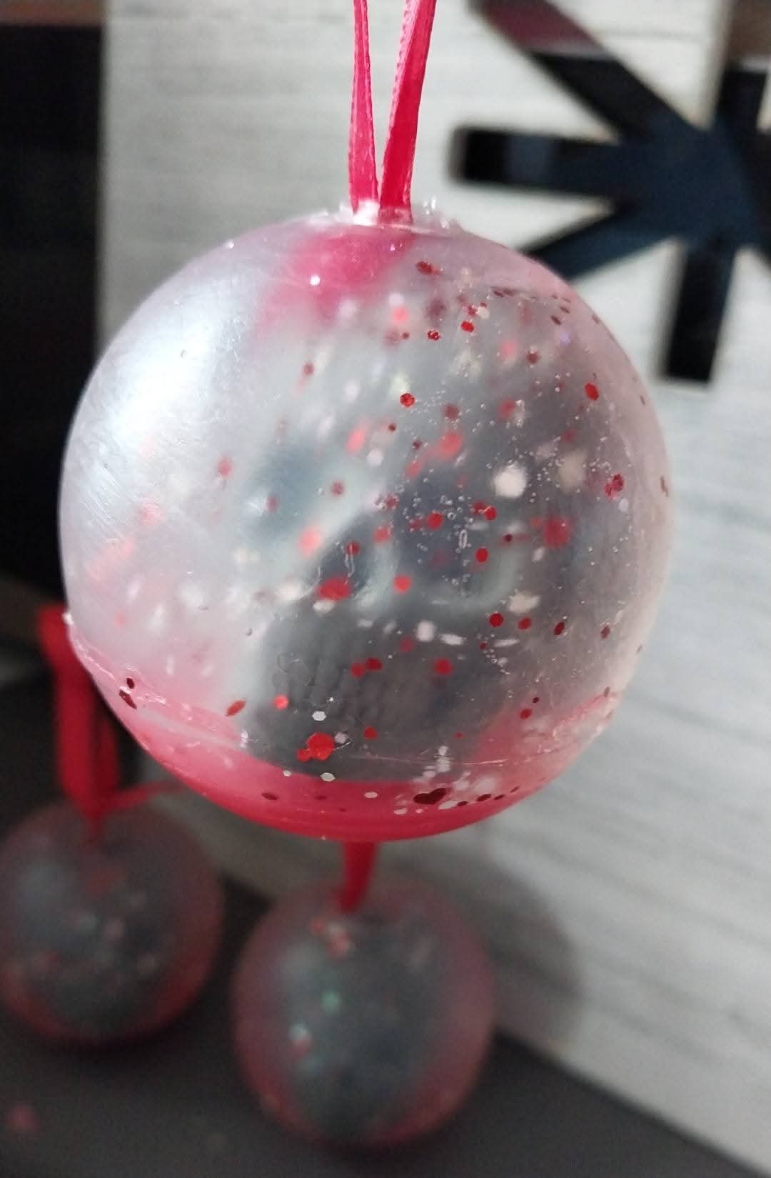 Skull Snow Globe Ornament Soap