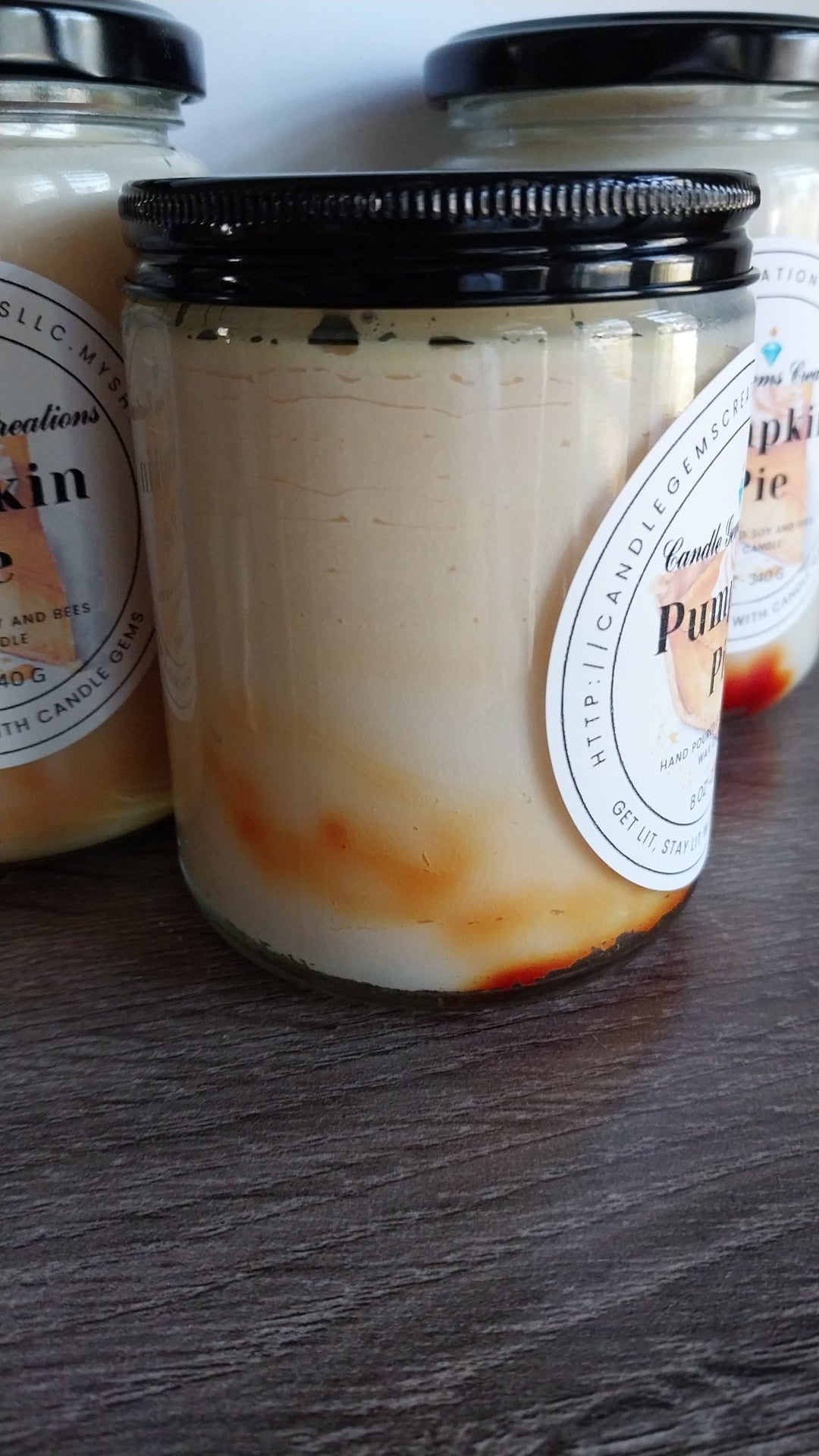 Pumpkin Pie hand poured candle