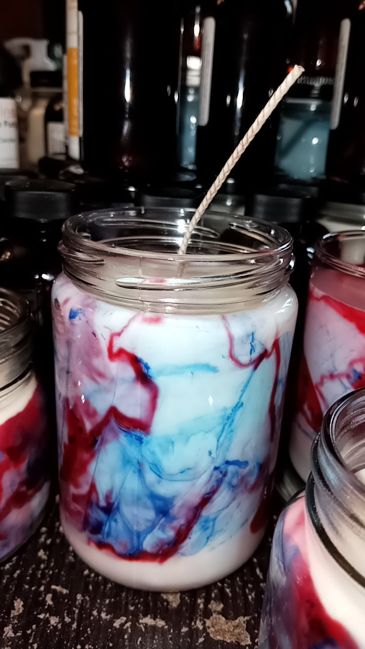 Freedom Limited Edition Marble Candle Hand Poured