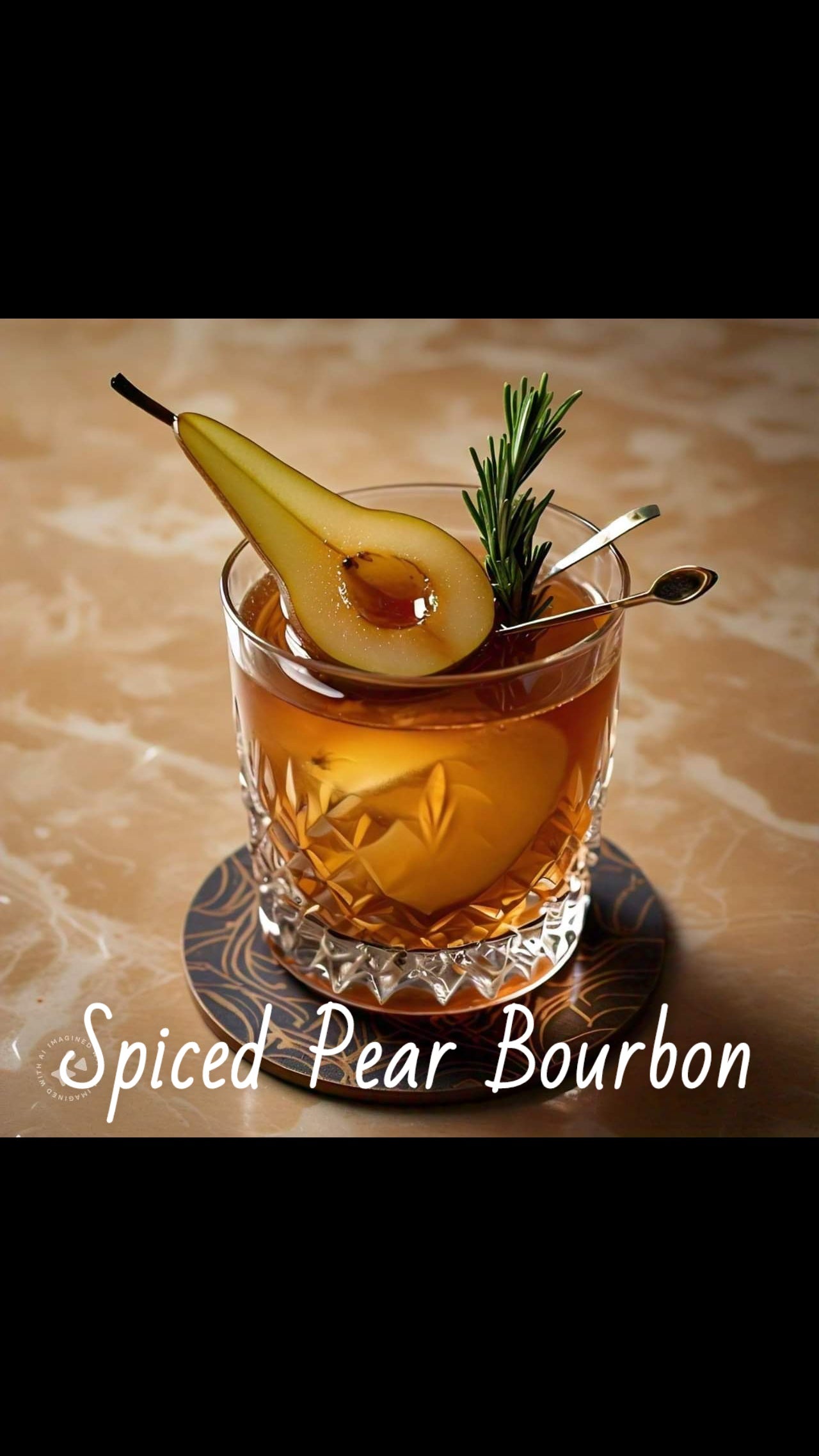 Spiced Pear Bourbon hand poured candle