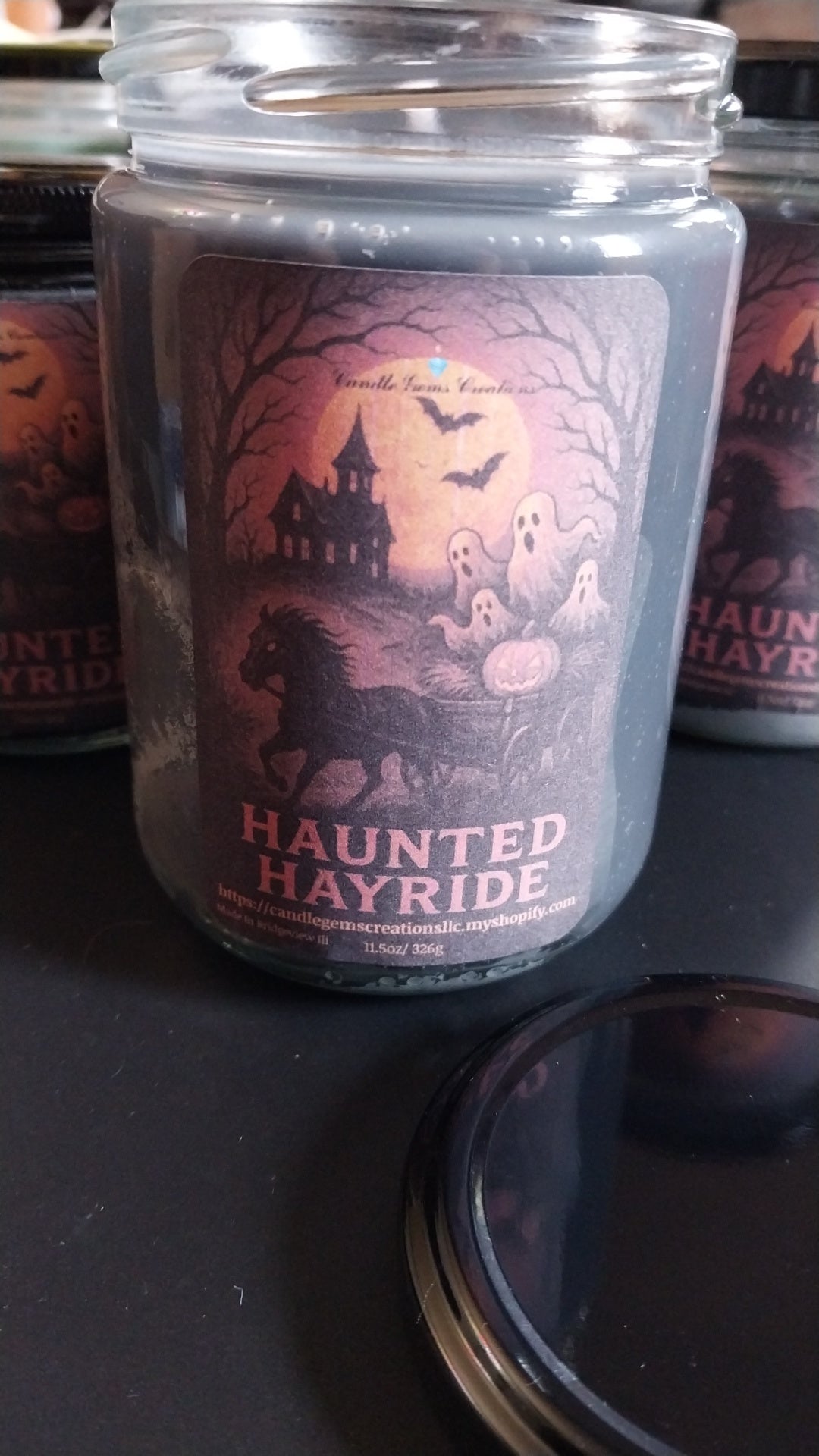 Haunted Hayride Hand Poured Candle limited Fall edition