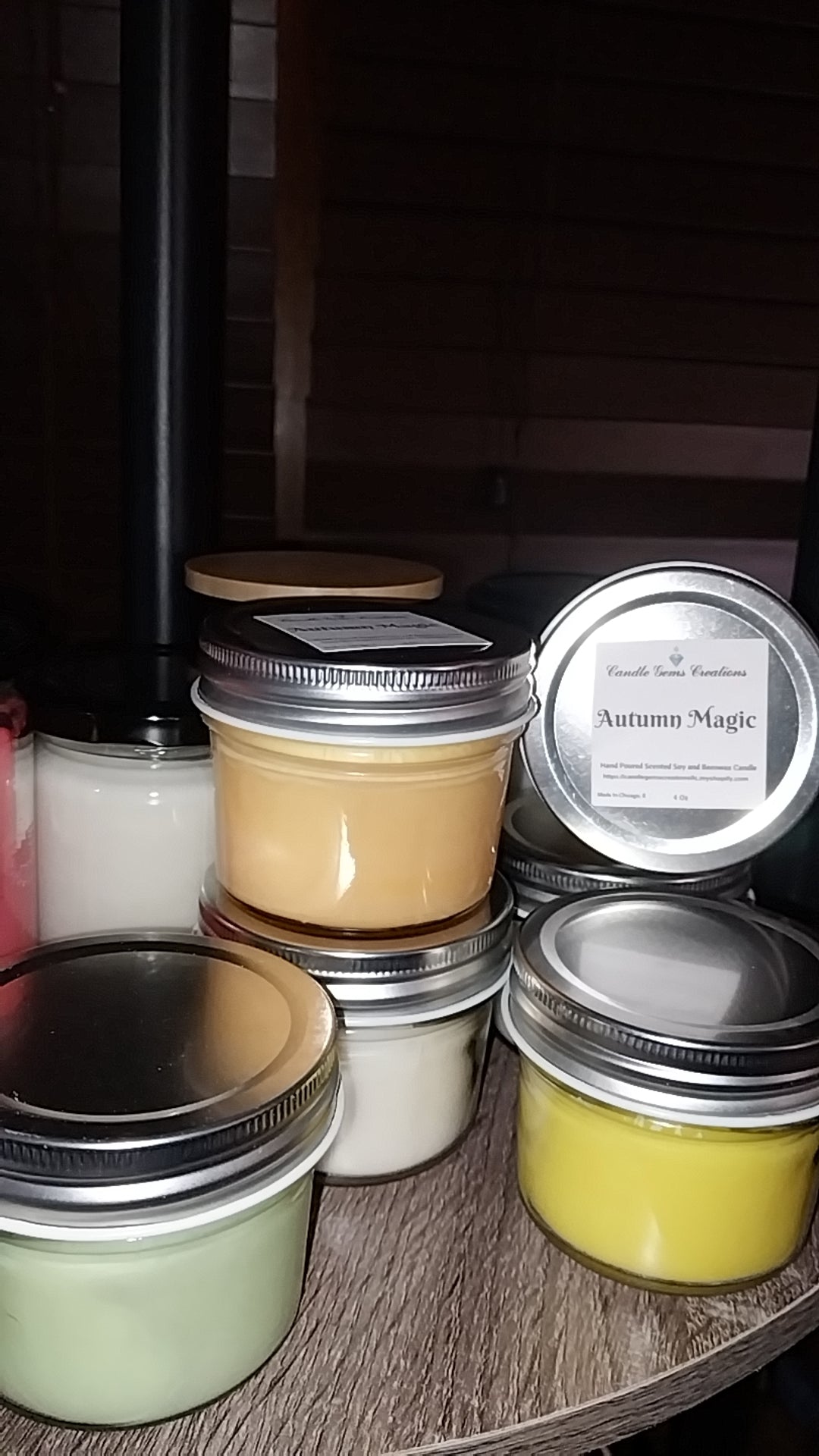 4 ounce Hand Poured Candle various limited edition scents