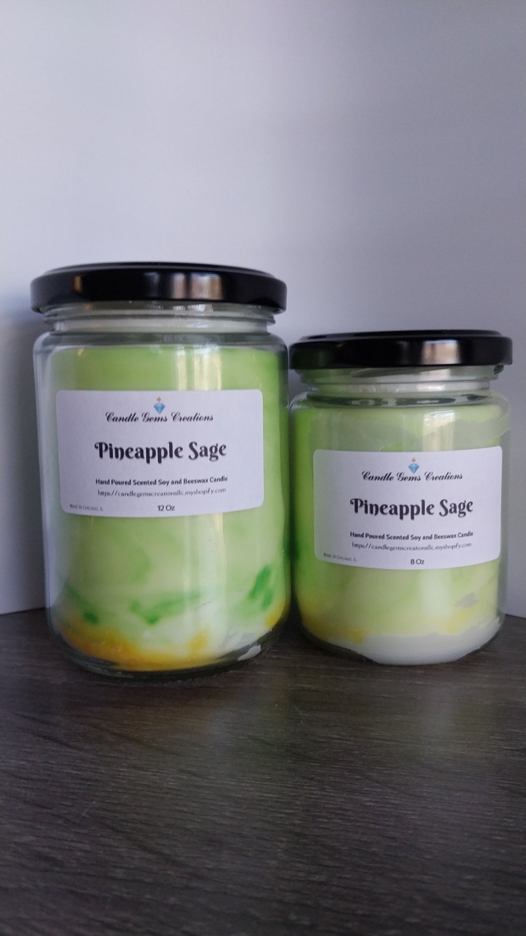 Pineapple Sage Hand Poured Candle