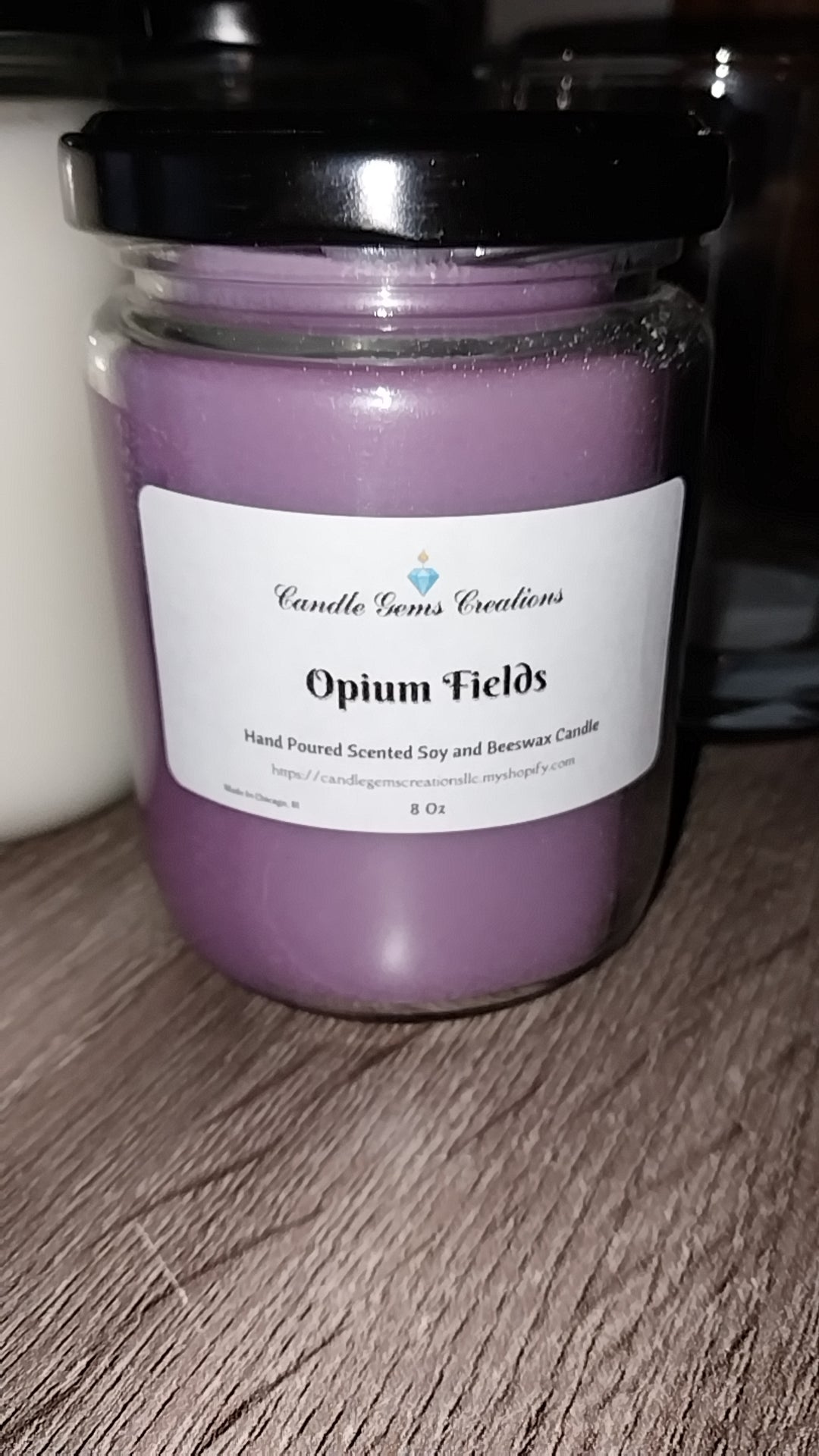 Opium Fields Candle Hand Poured