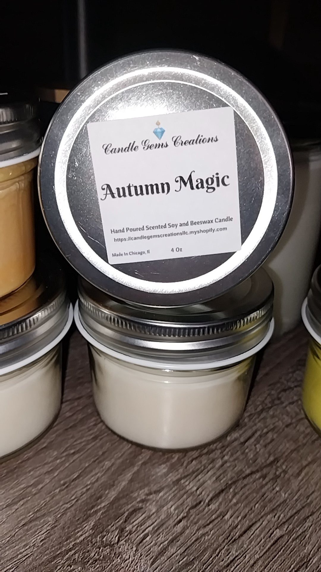 4 ounce Hand Poured Candle various limited edition scents