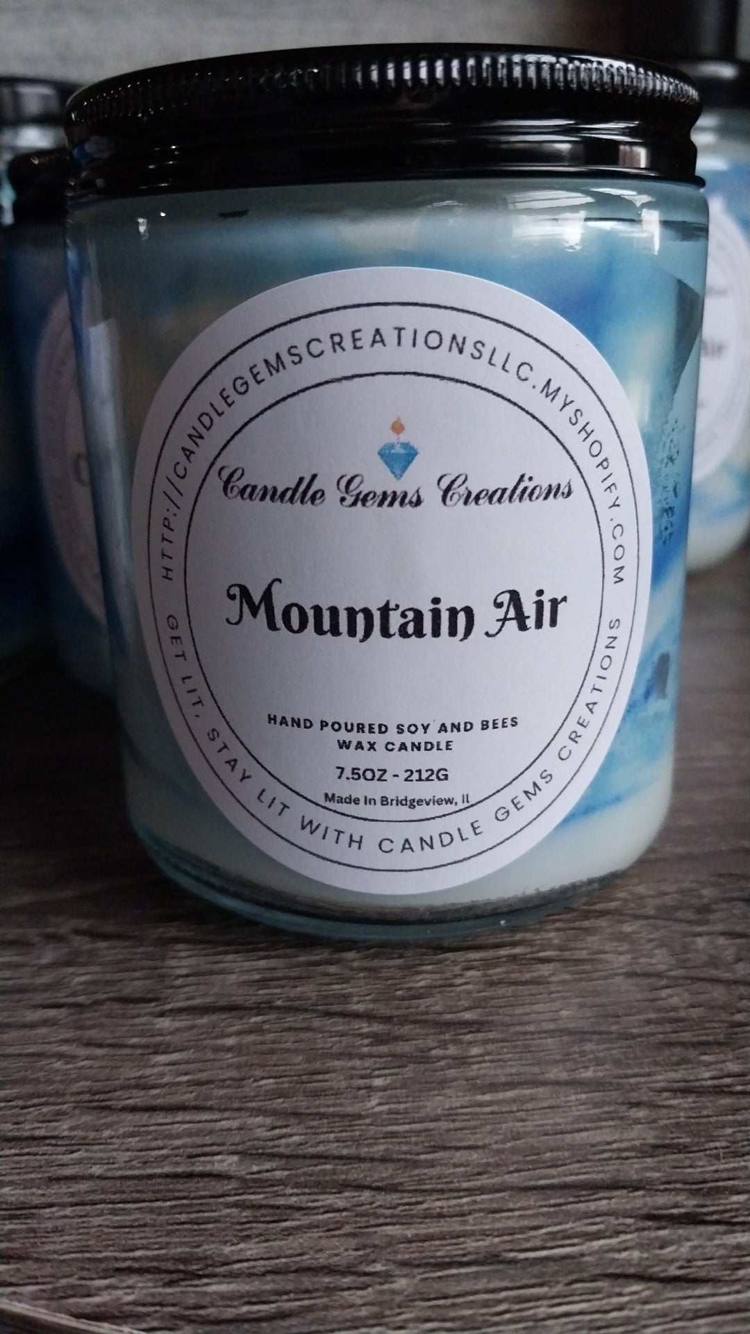 Mountain Air Hand Poured Candle