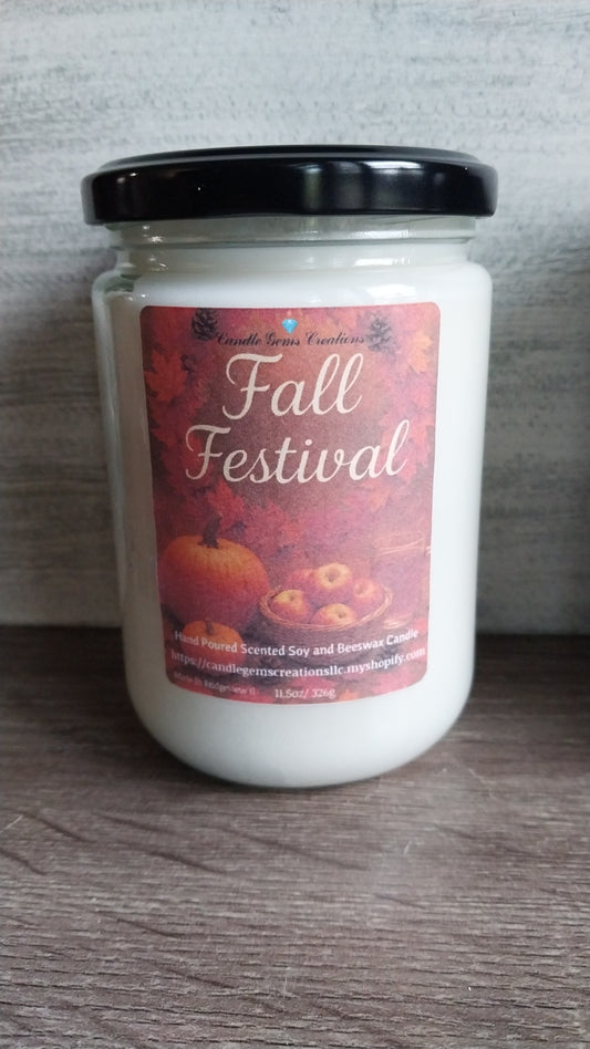 Fall Festival Hand Poured Candle limited Fall edition