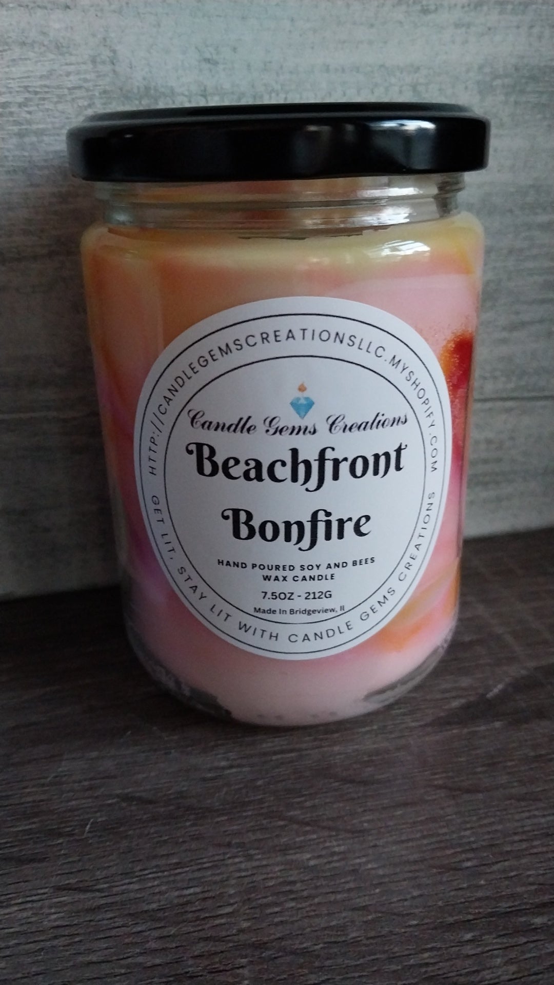 Beachfront Bonfire Candle Hand Poured limited edition candle