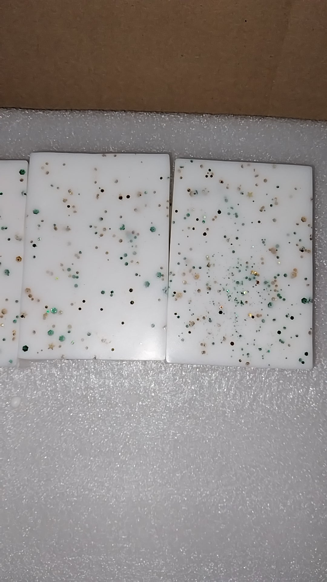 Glitter Goats Milk Vitamin E Bars Hand Crafted Soap