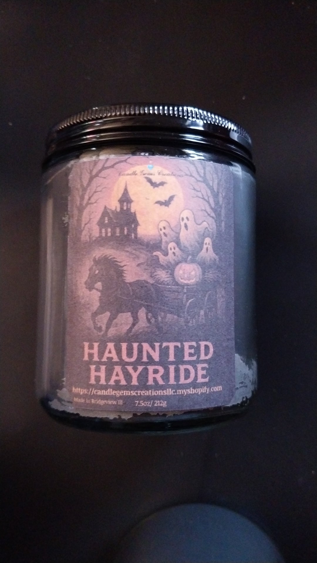 Haunted Hayride Hand Poured Candle limited Fall edition