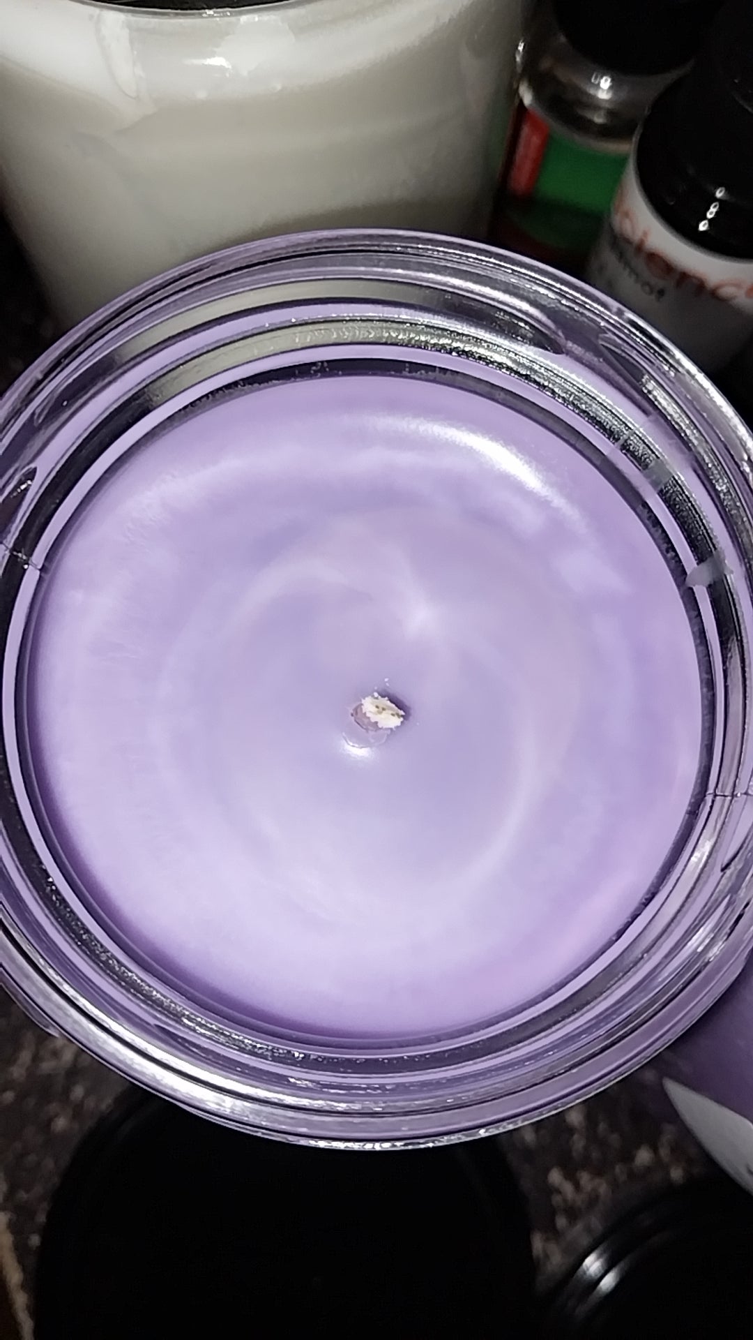 Lavender Essential oil Hand Poured Soy and Beeswax Candle