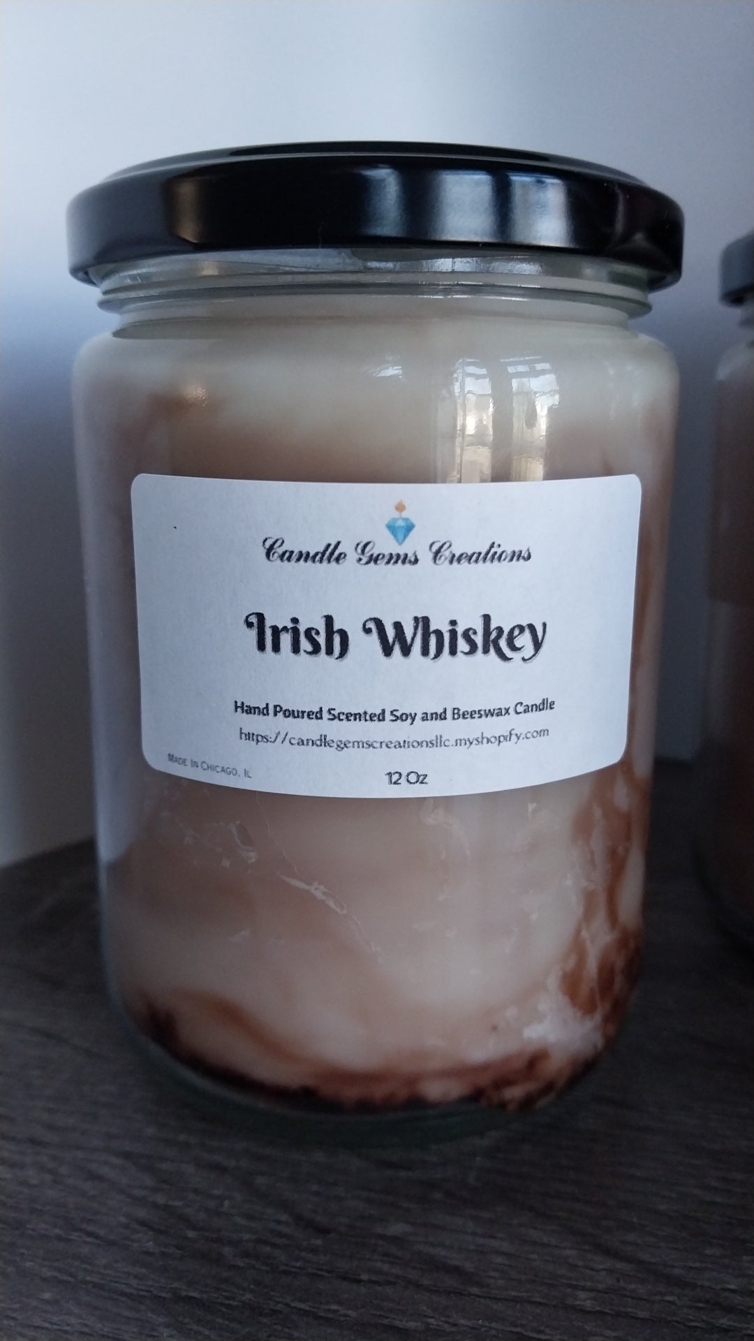 CLEARANCE Irish Whiskey Hande Poured Candle