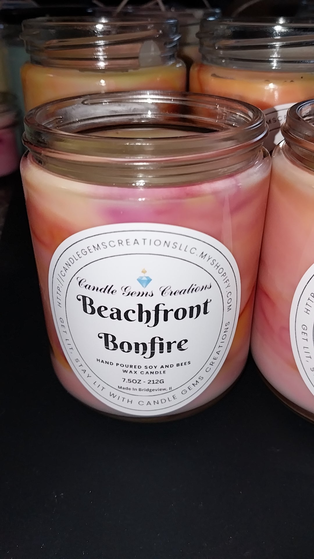 Beachfront Bonfire Candle Hand Poured limited edition candle