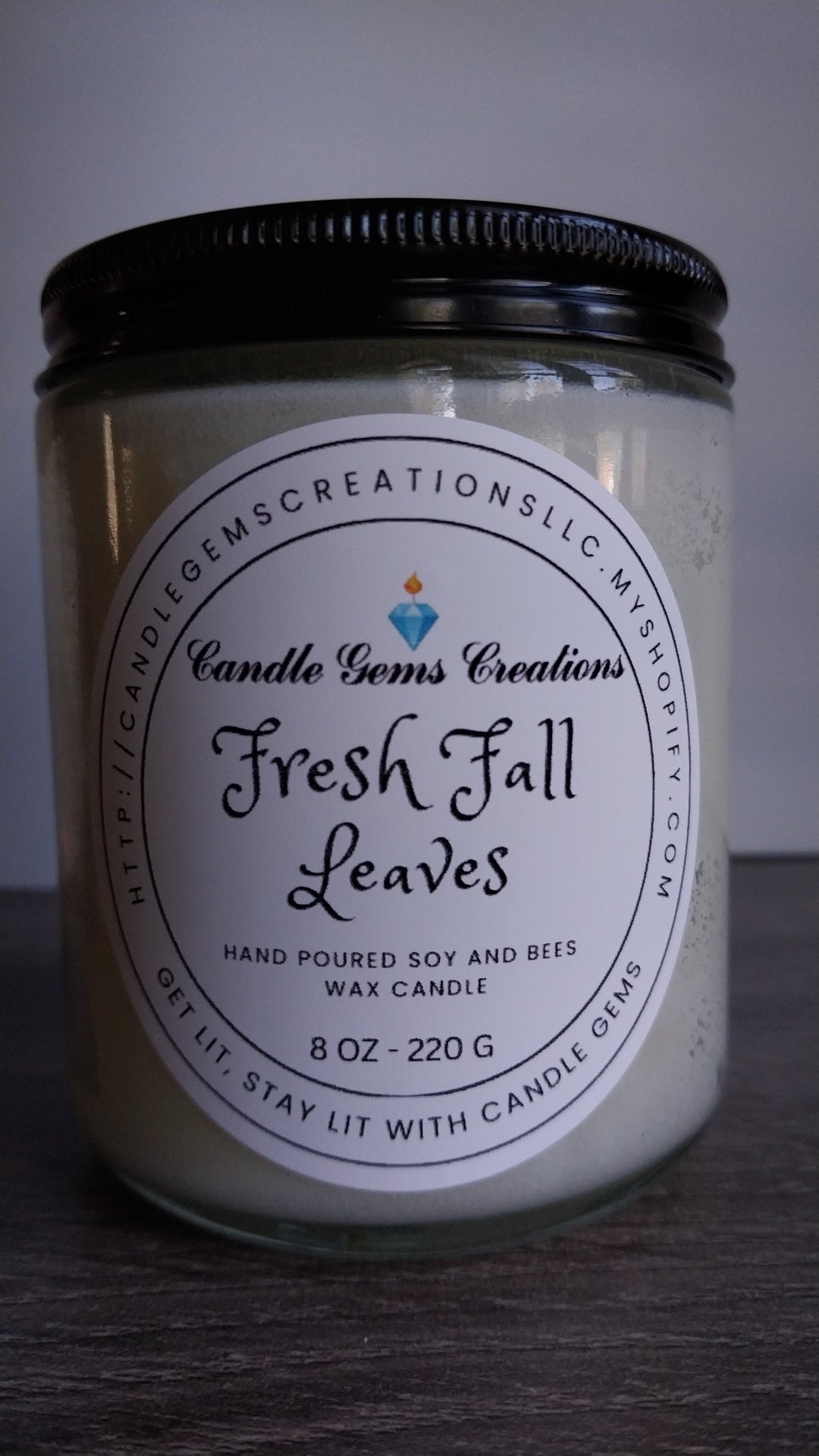 Fresh Fall Leaves NEW limited edition hand poured candle