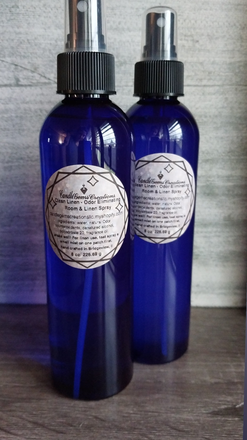 Odor Eliminating Room & Linen sprays