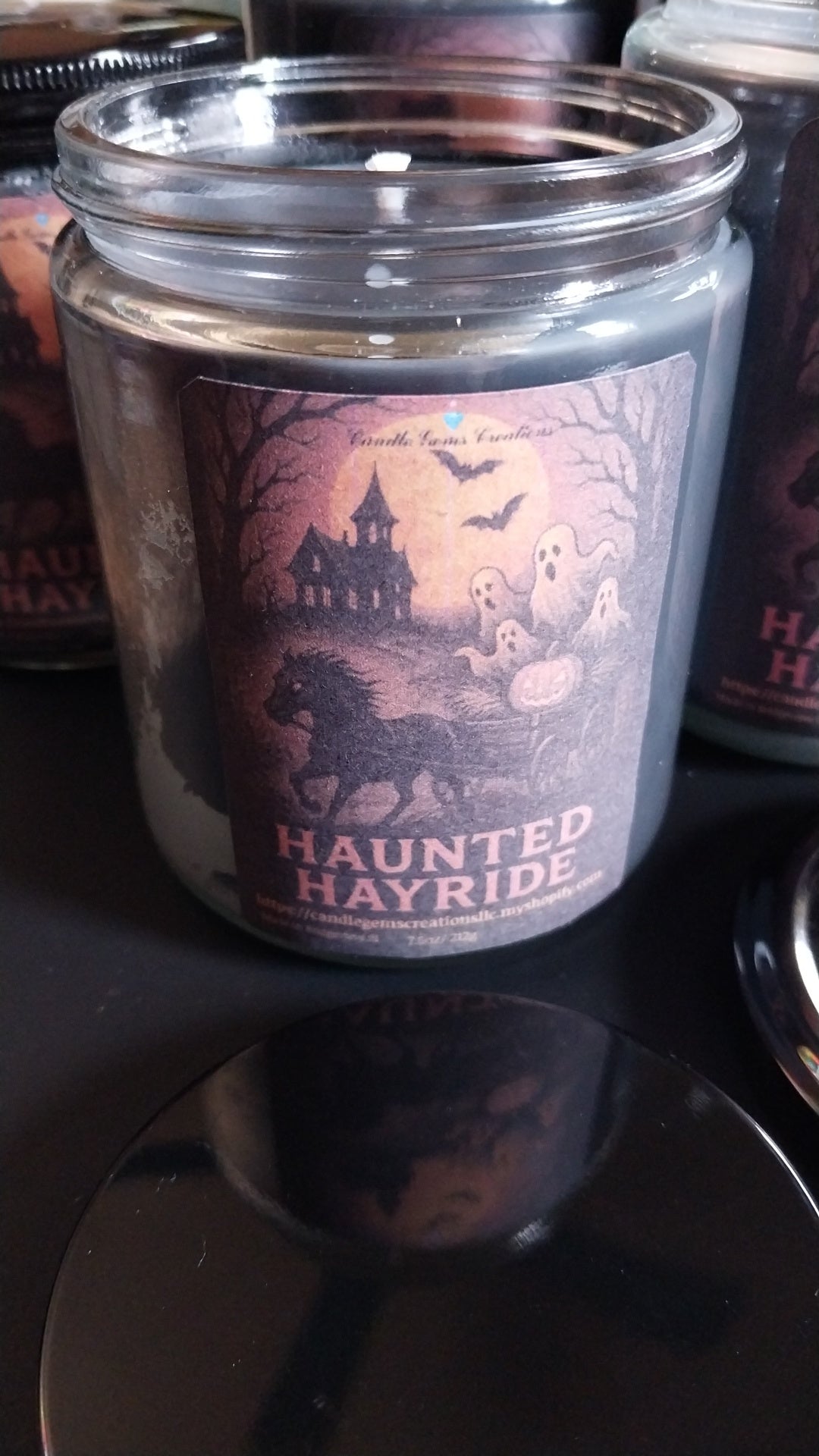 Haunted Hayride Hand Poured Candle limited Fall edition
