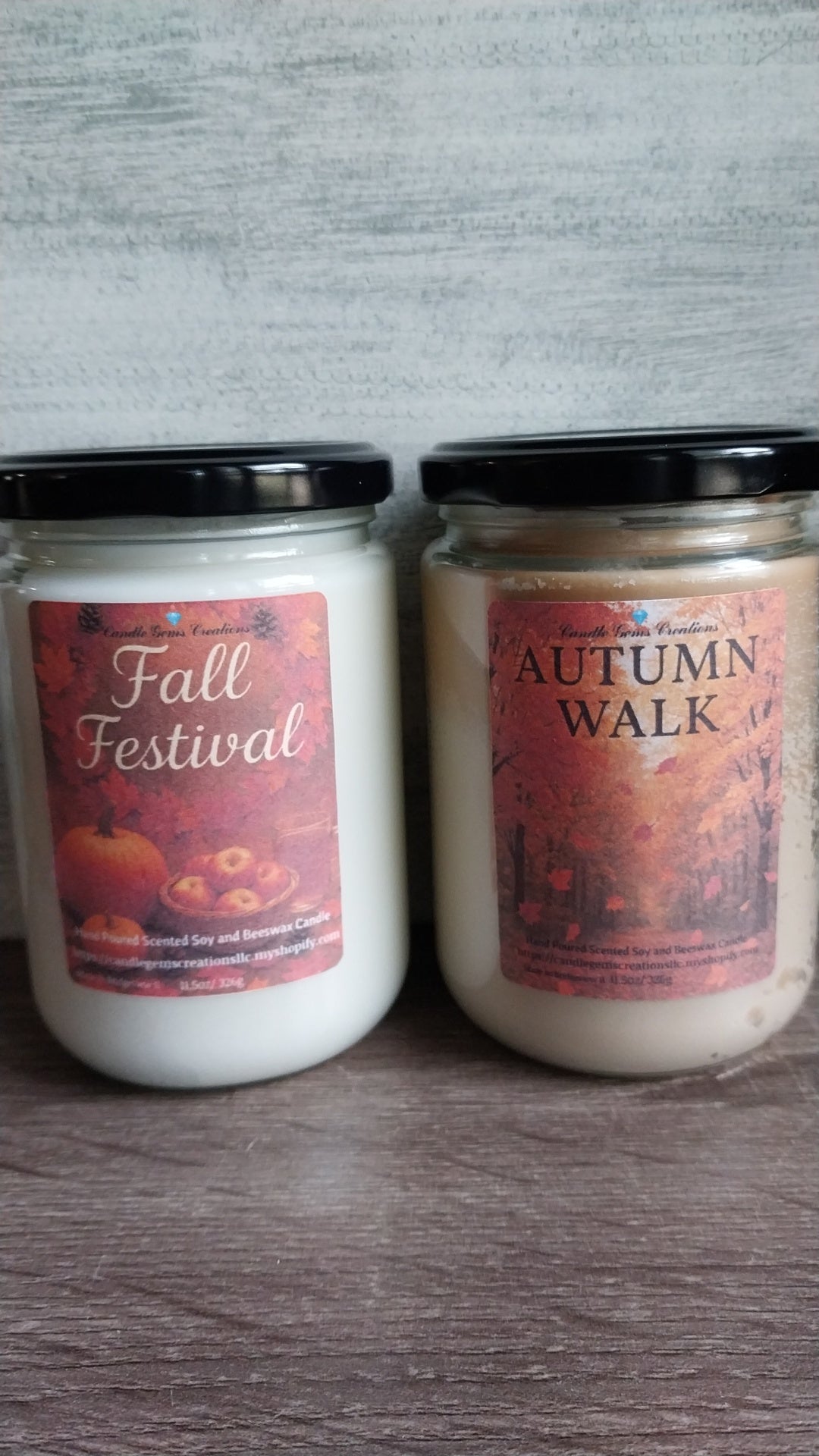 Autumn Walk Hand Poured Candle limited Fall edition