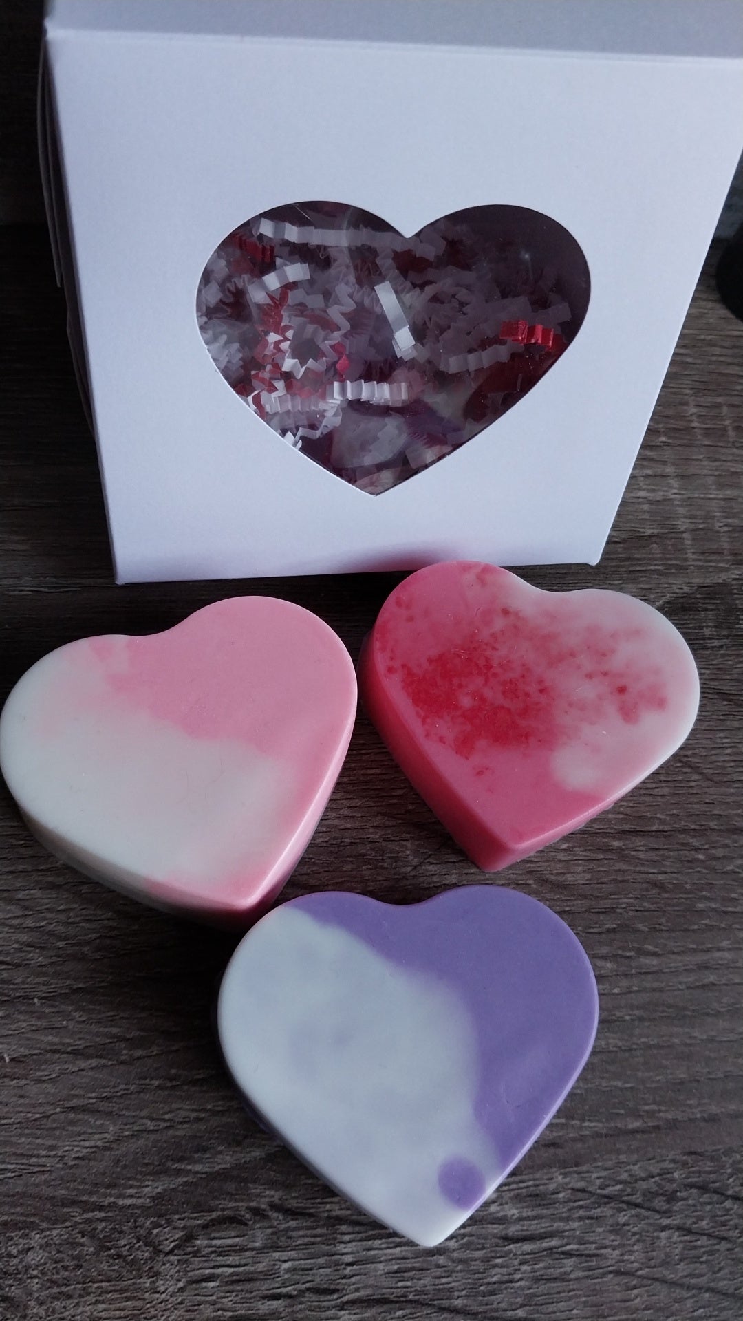 Valentine's Day Heart Soap Gift Set