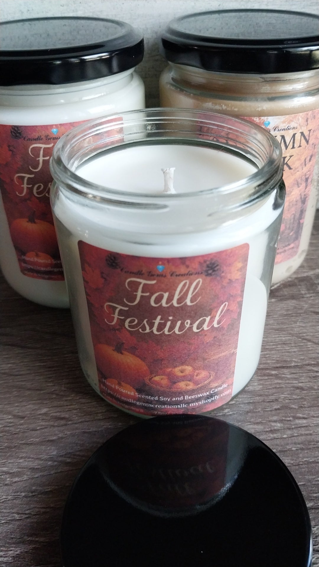 Fall Festival Hand Poured Candle limited Fall edition