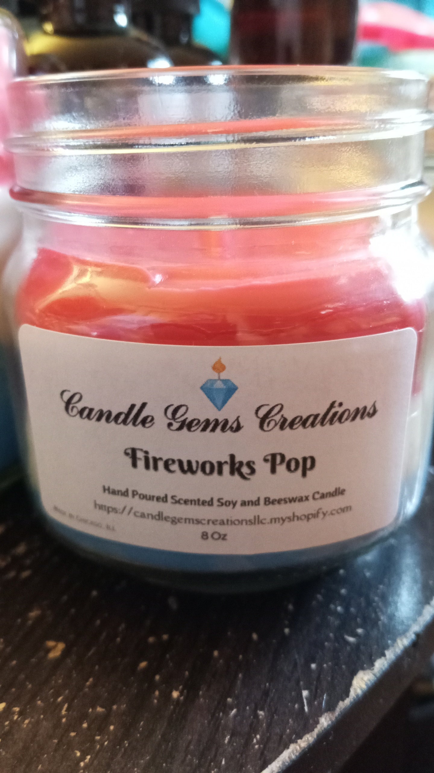 Freedom Limited Edition Marble Candle Hand Poured