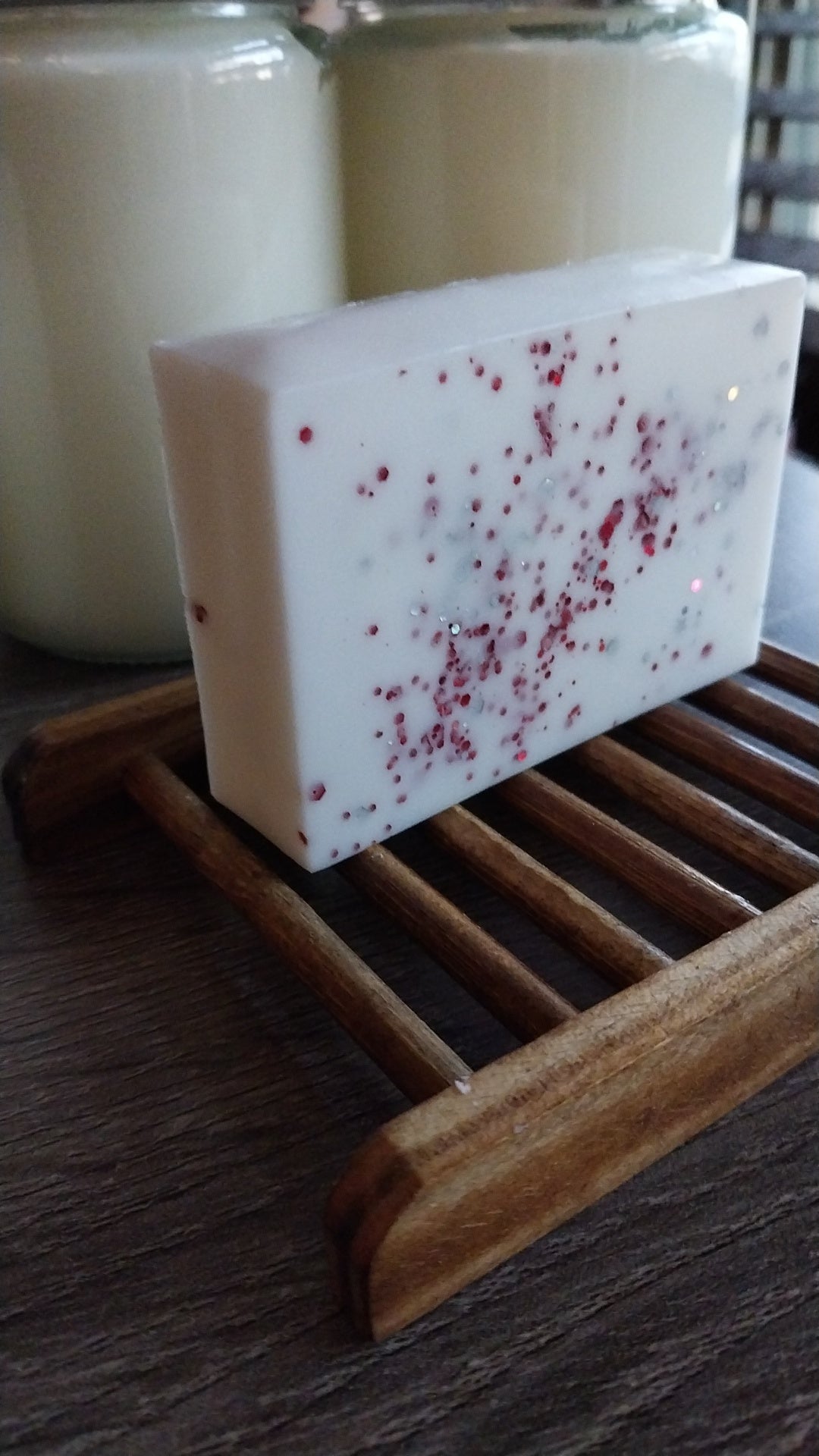 Glitter Goats Milk Vitamin E Bars Hand Crafted Soap